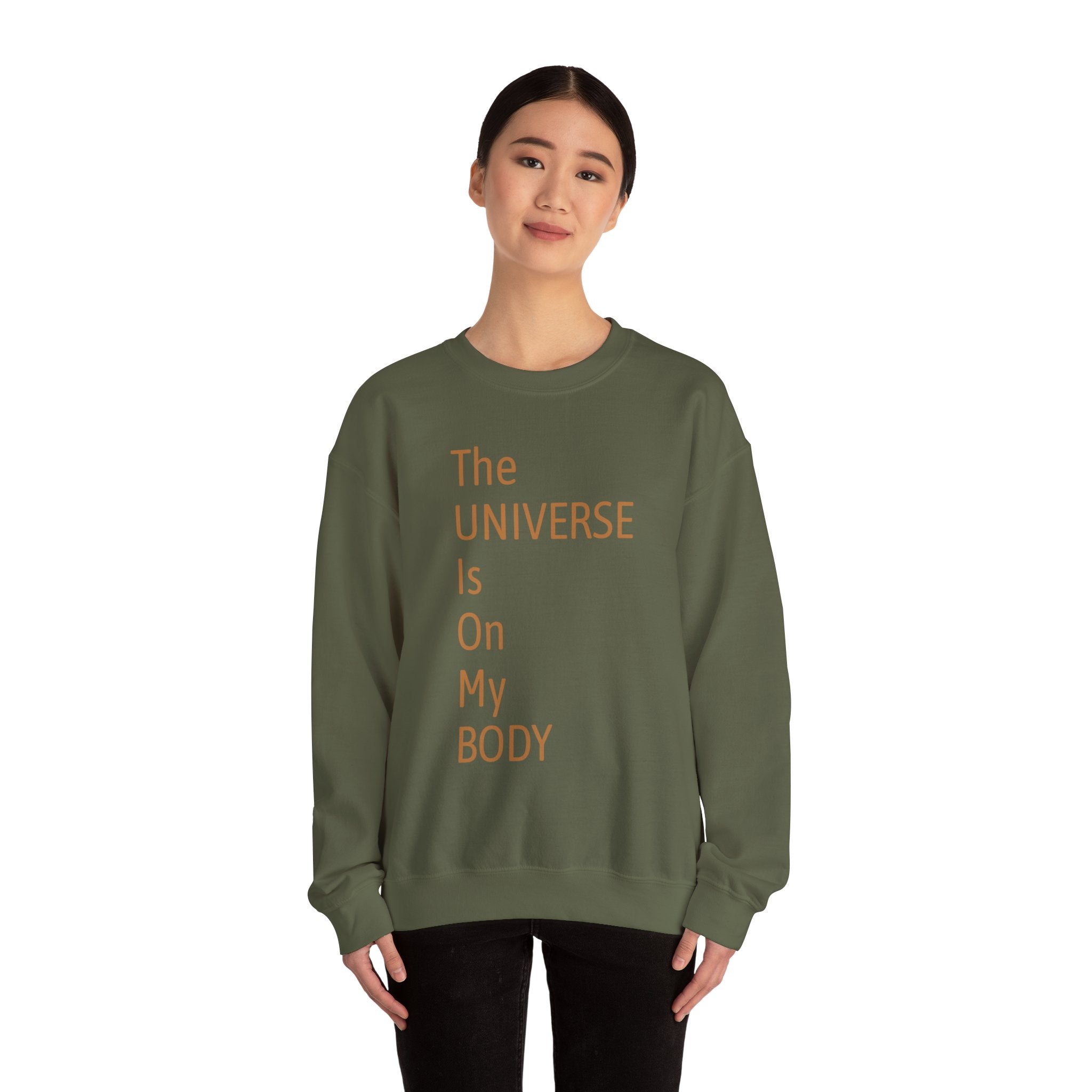 Universe On My Body -Unisex Heavy Blend™ Crewneck Sweatshirt