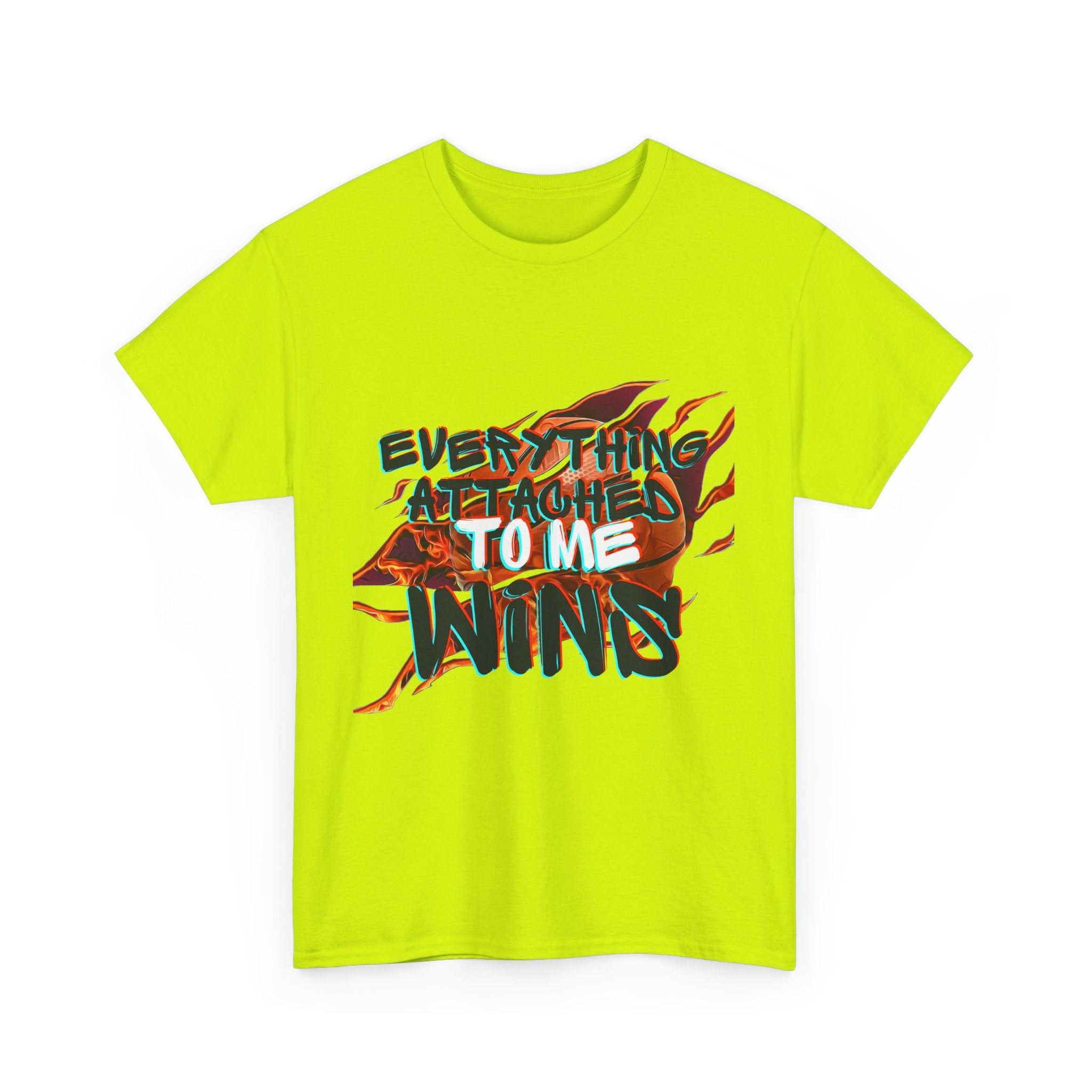 Everything Attach To Me Wins Unisex Heavy Cotton Tee - Casual Comfort Tee for Positive Vibes