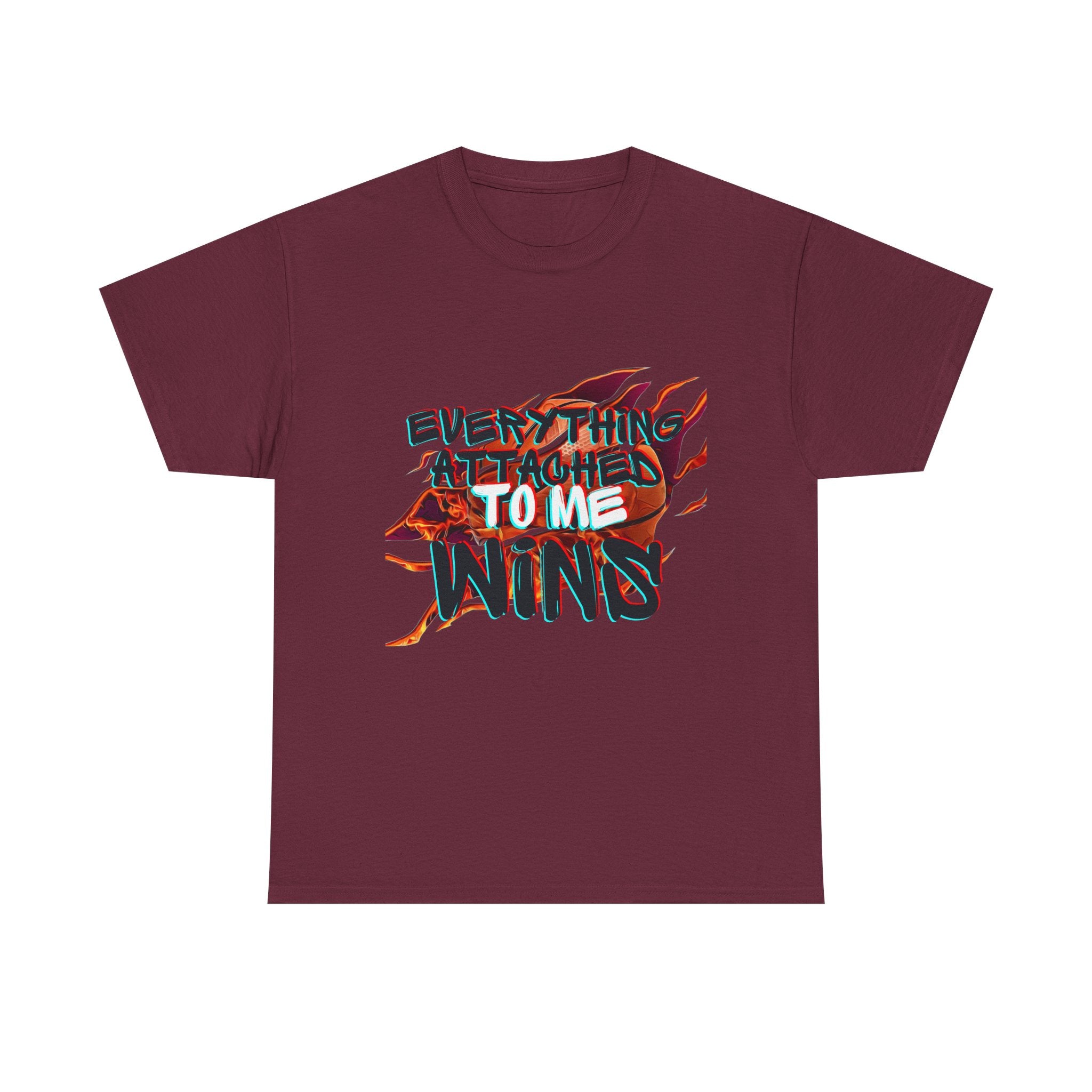 Everything Attach To Me Wins Unisex Heavy Cotton Tee - Casual Comfort Tee for Positive Vibes