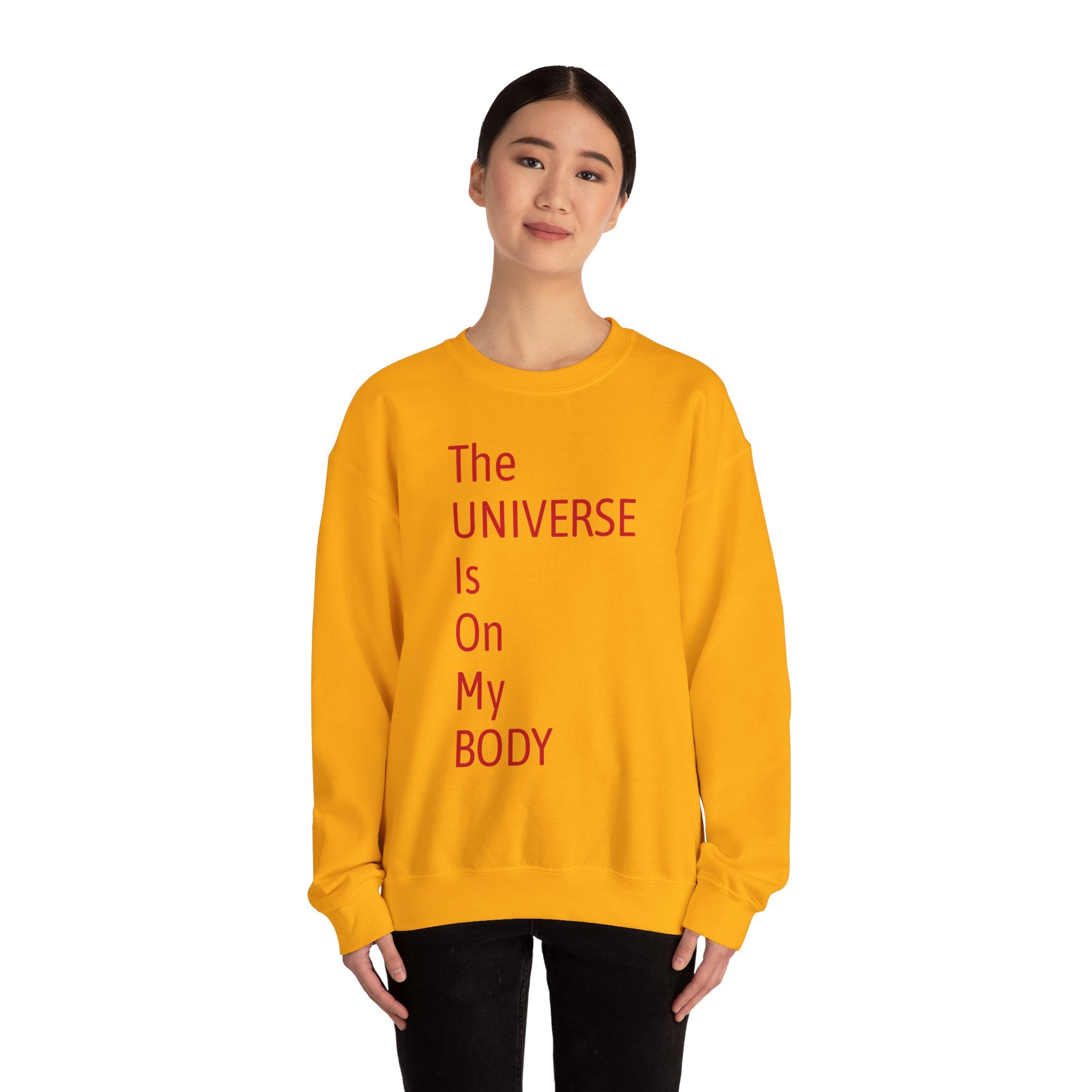 Universe On My Body -Unisex Heavy Blend™ Crewneck Sweatshirt