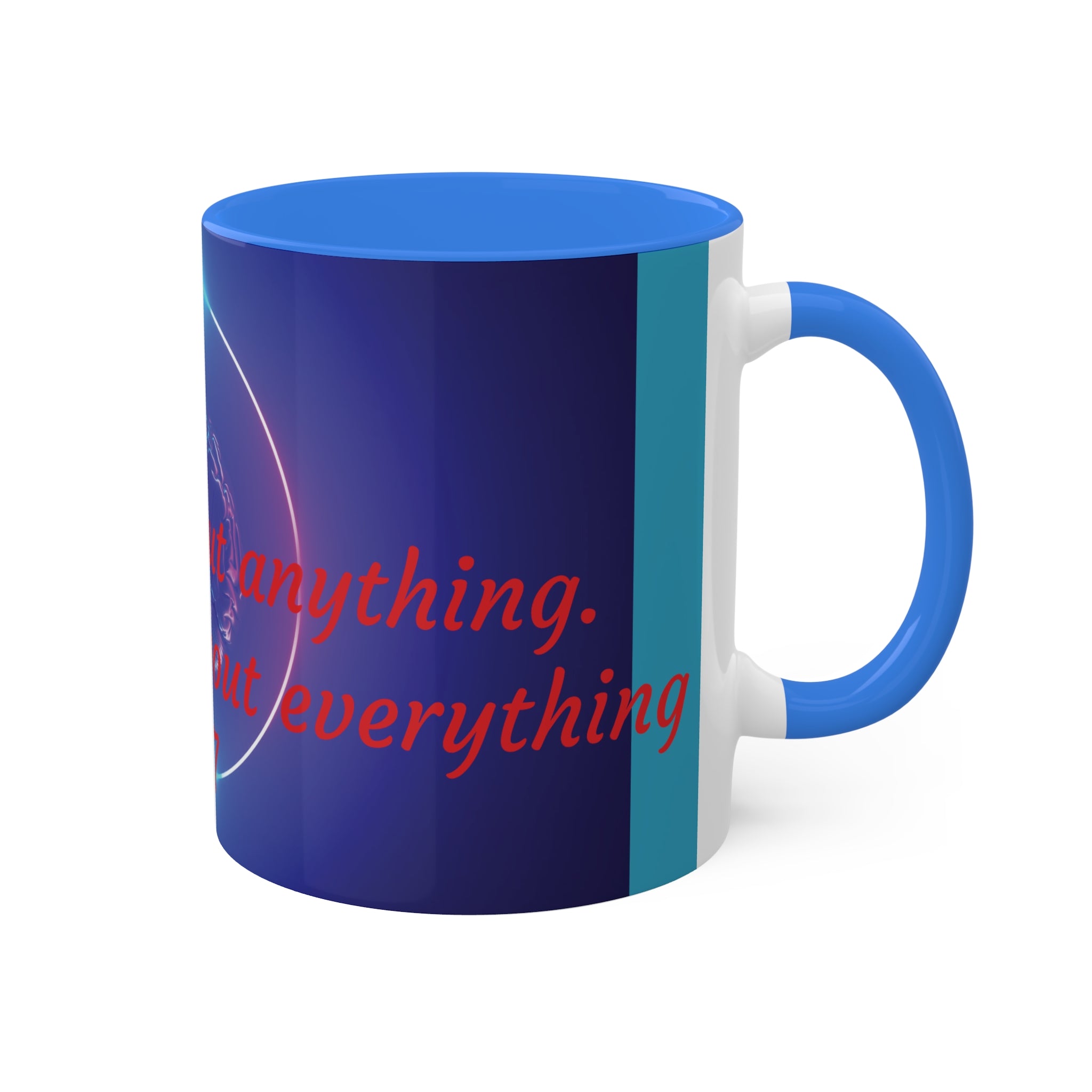 Don't worry about anything.  Instead, pray about everything Philippians 4:6-7 Mug