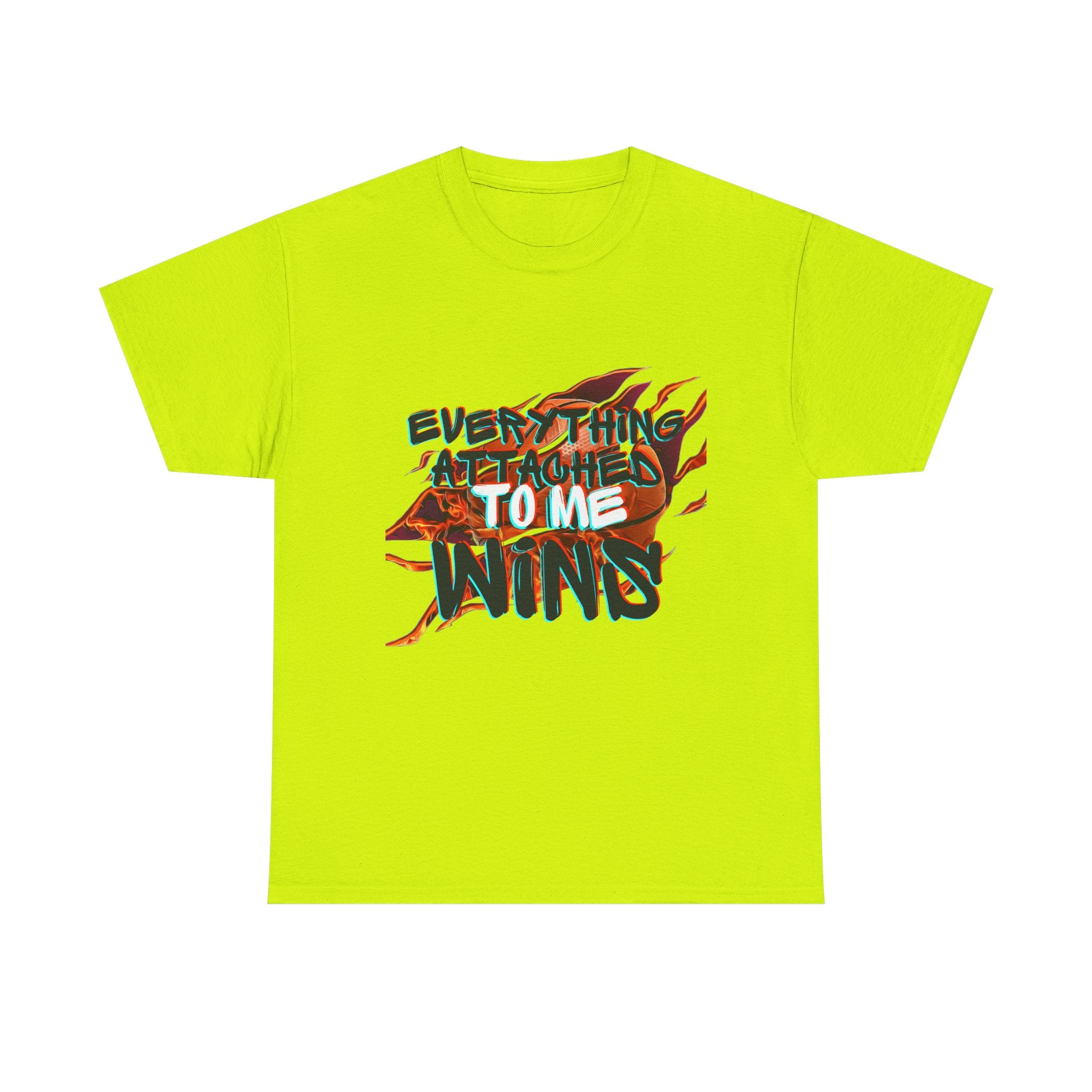 Everything Attach To Me Wins Unisex Heavy Cotton Tee - Casual Comfort Tee for Positive Vibes