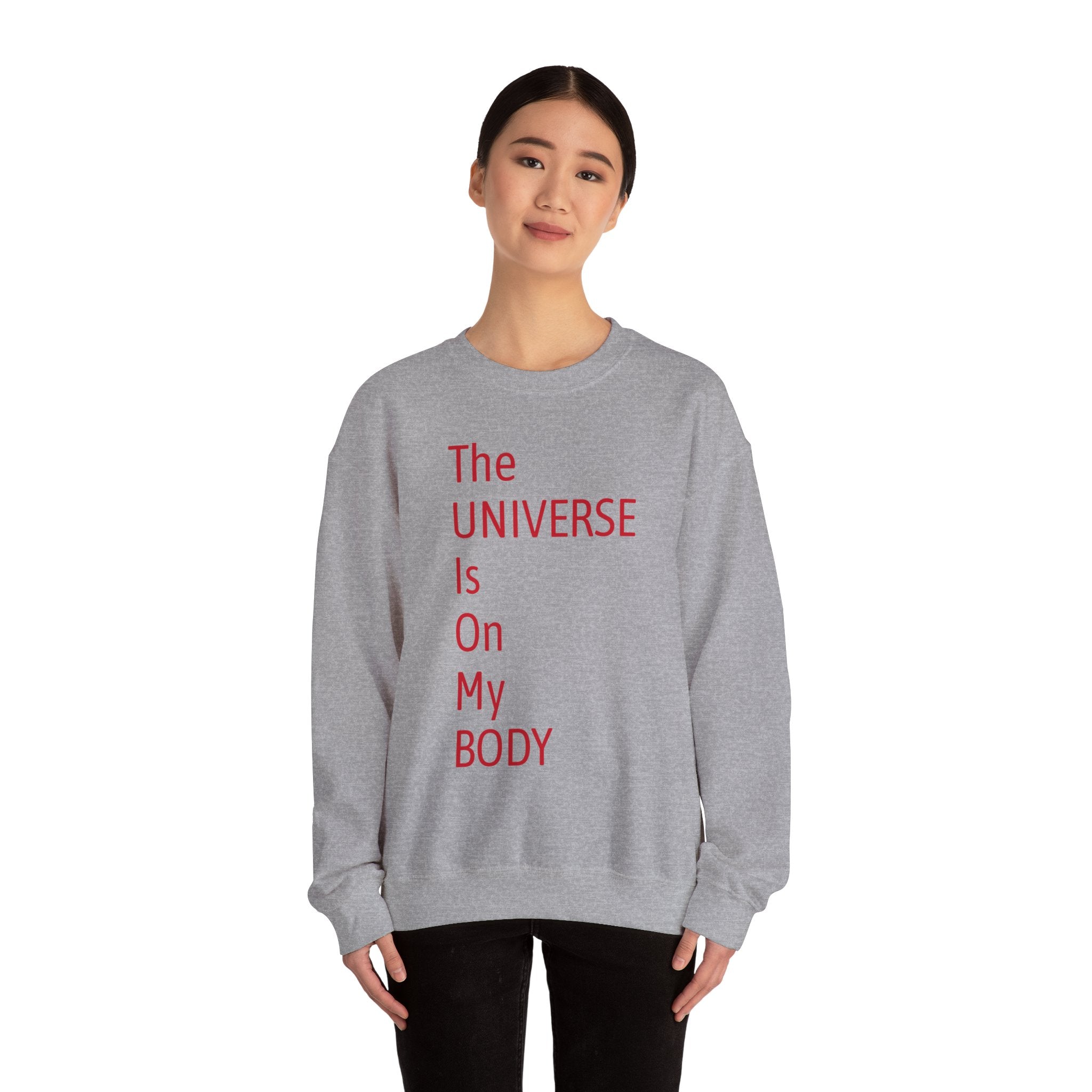 Universe On My Body -Unisex Heavy Blend™ Crewneck Sweatshirt