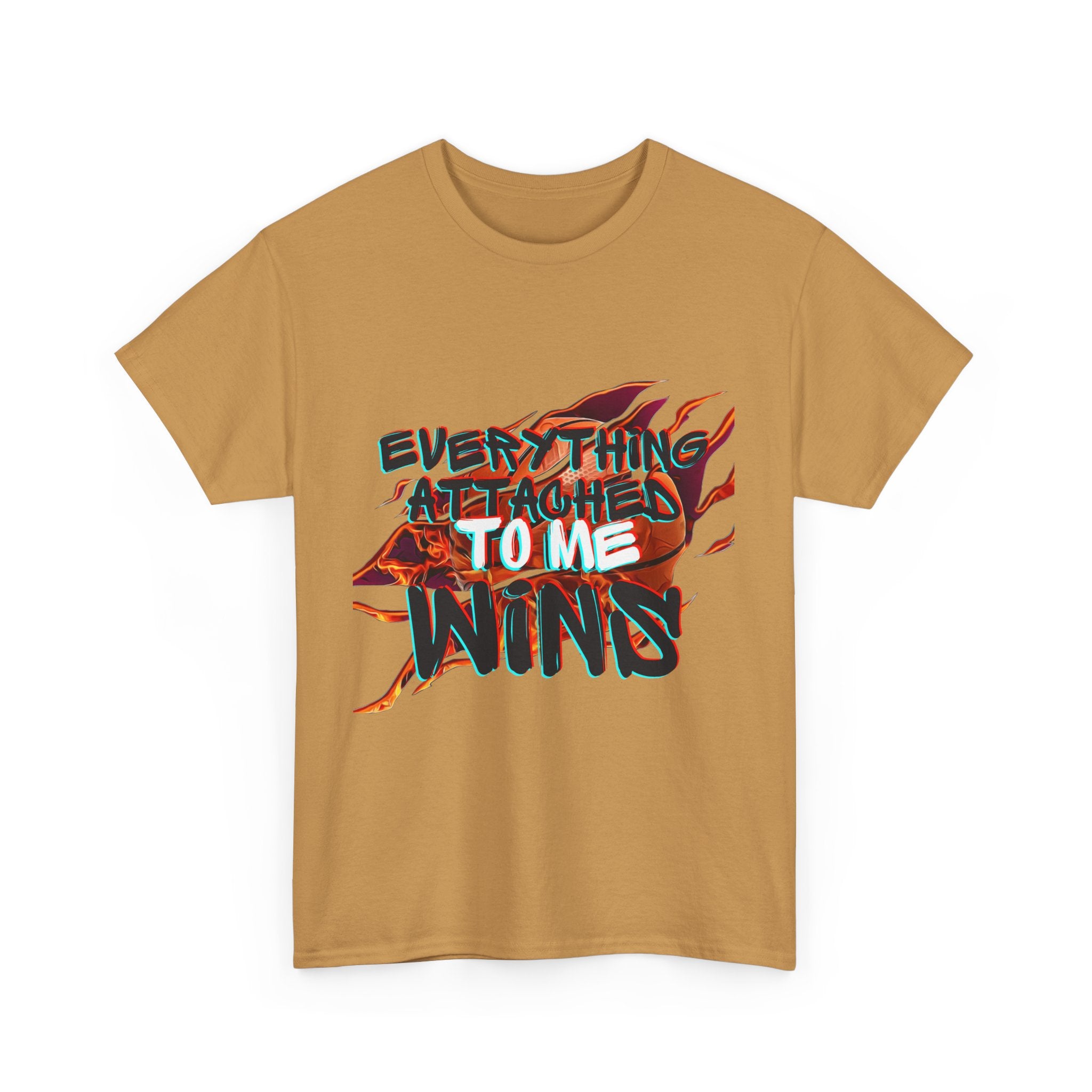 Everything Attach To Me Wins Unisex Heavy Cotton Tee - Casual Comfort Tee for Positive Vibes