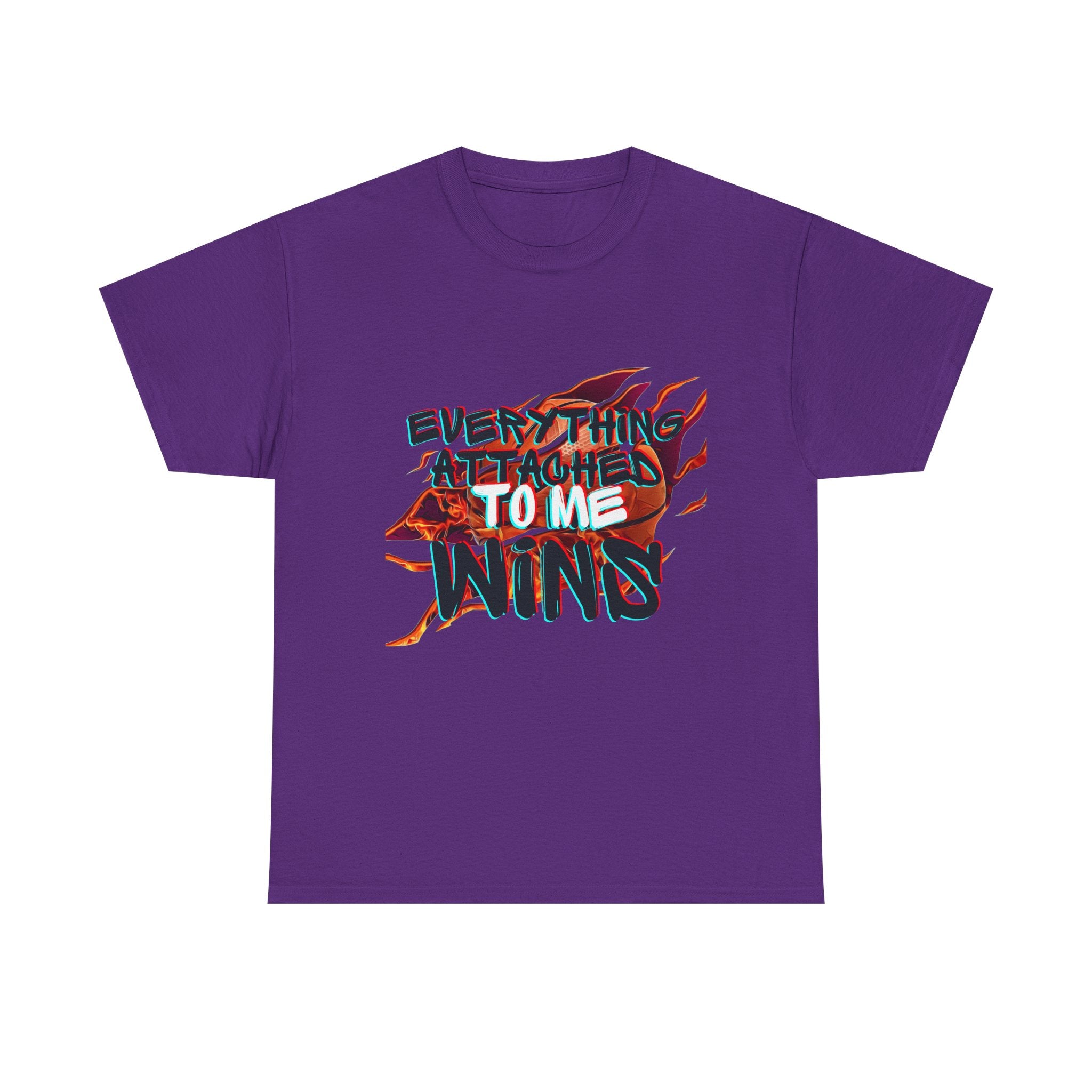 Everything Attach To Me Wins Unisex Heavy Cotton Tee - Casual Comfort Tee for Positive Vibes