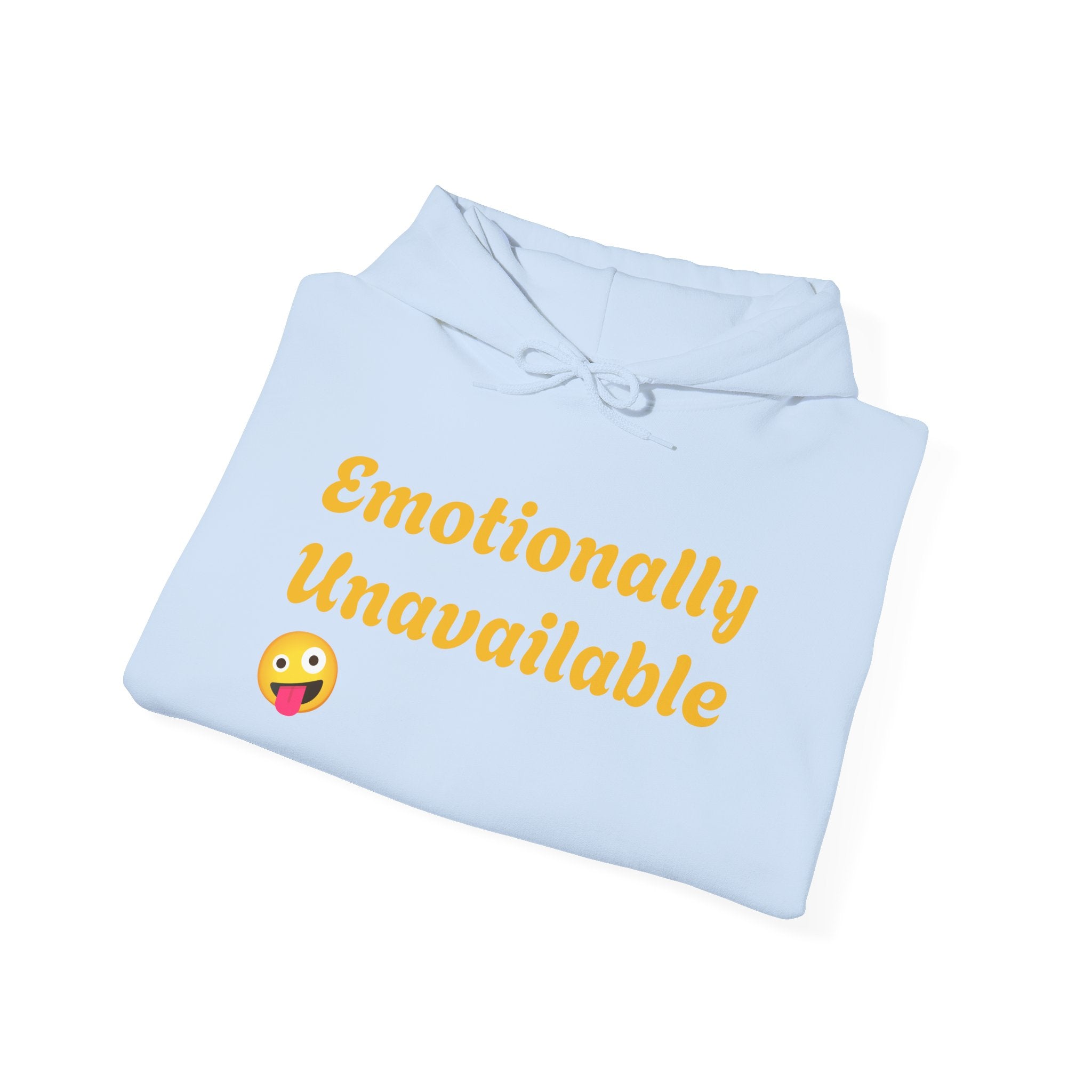 Emotionally Unavailable Unisex Heavy Blend™ Hooded Sweatshirt**