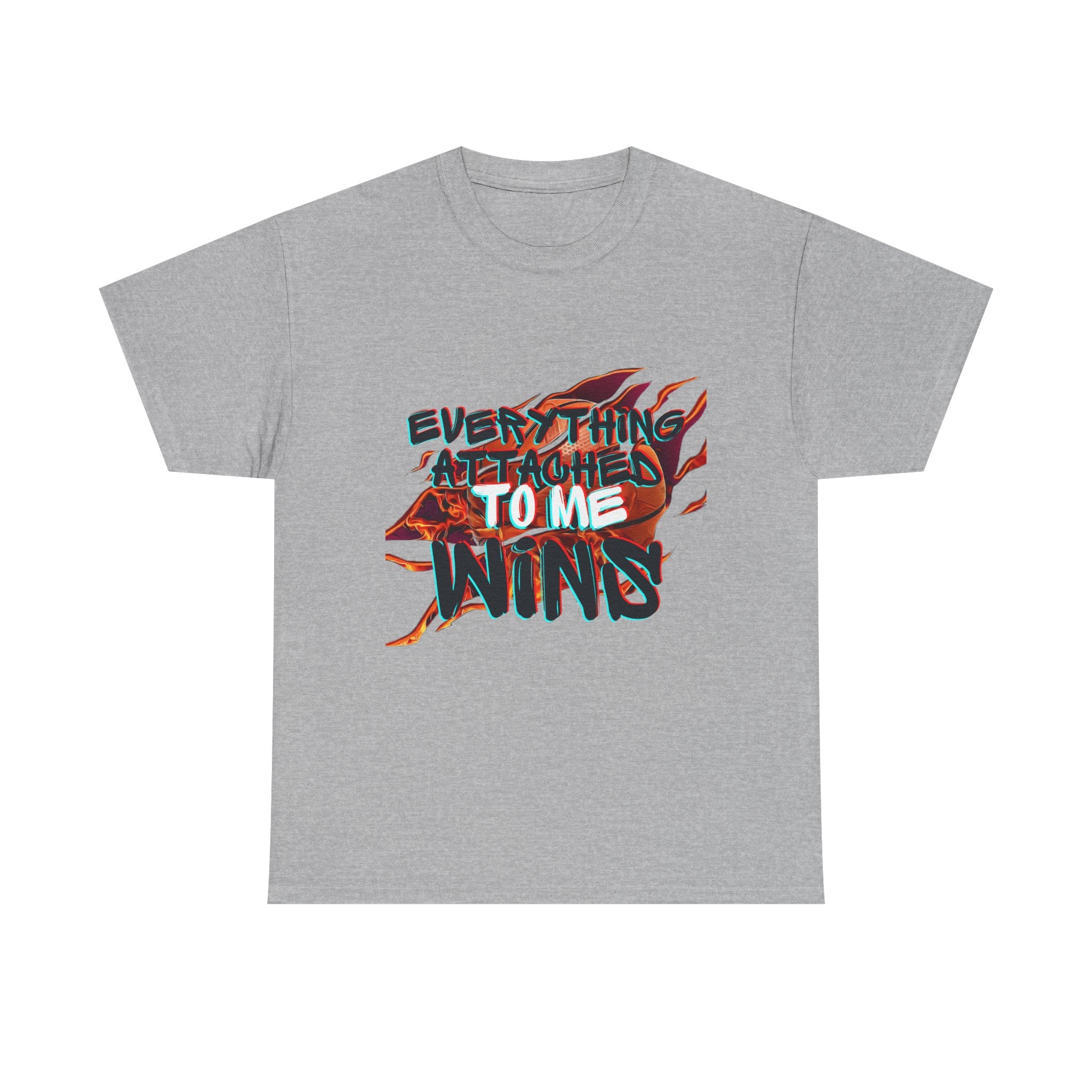 Everything Attach To Me Wins Unisex Heavy Cotton Tee - Casual Comfort Tee for Positive Vibes