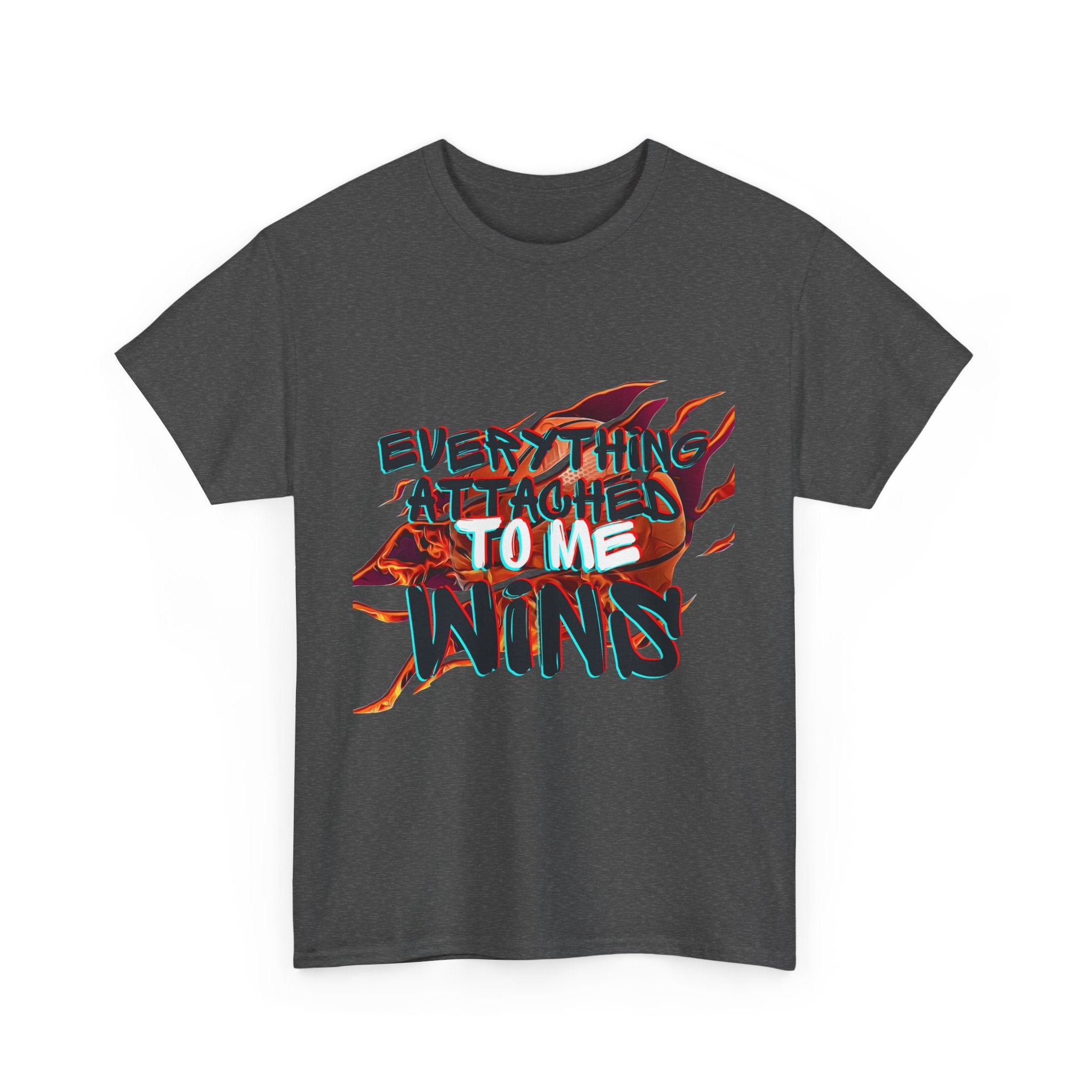 Everything Attach To Me Wins Unisex Heavy Cotton Tee - Casual Comfort Tee for Positive Vibes