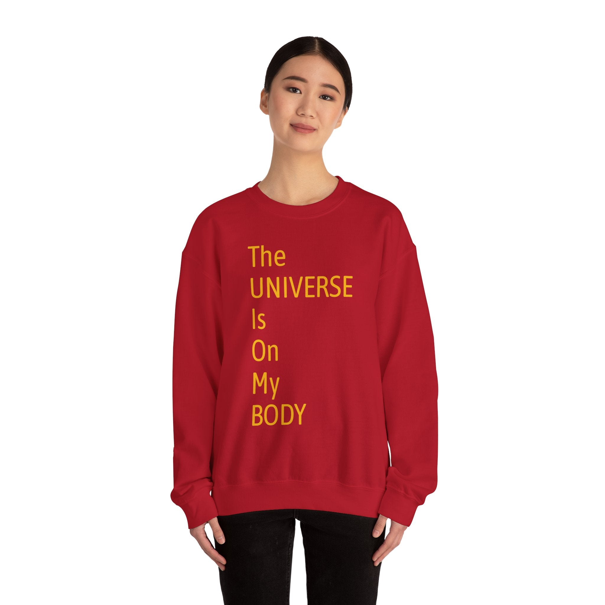 Universe On My Body -Unisex Heavy Blend™ Crewneck Sweatshirt