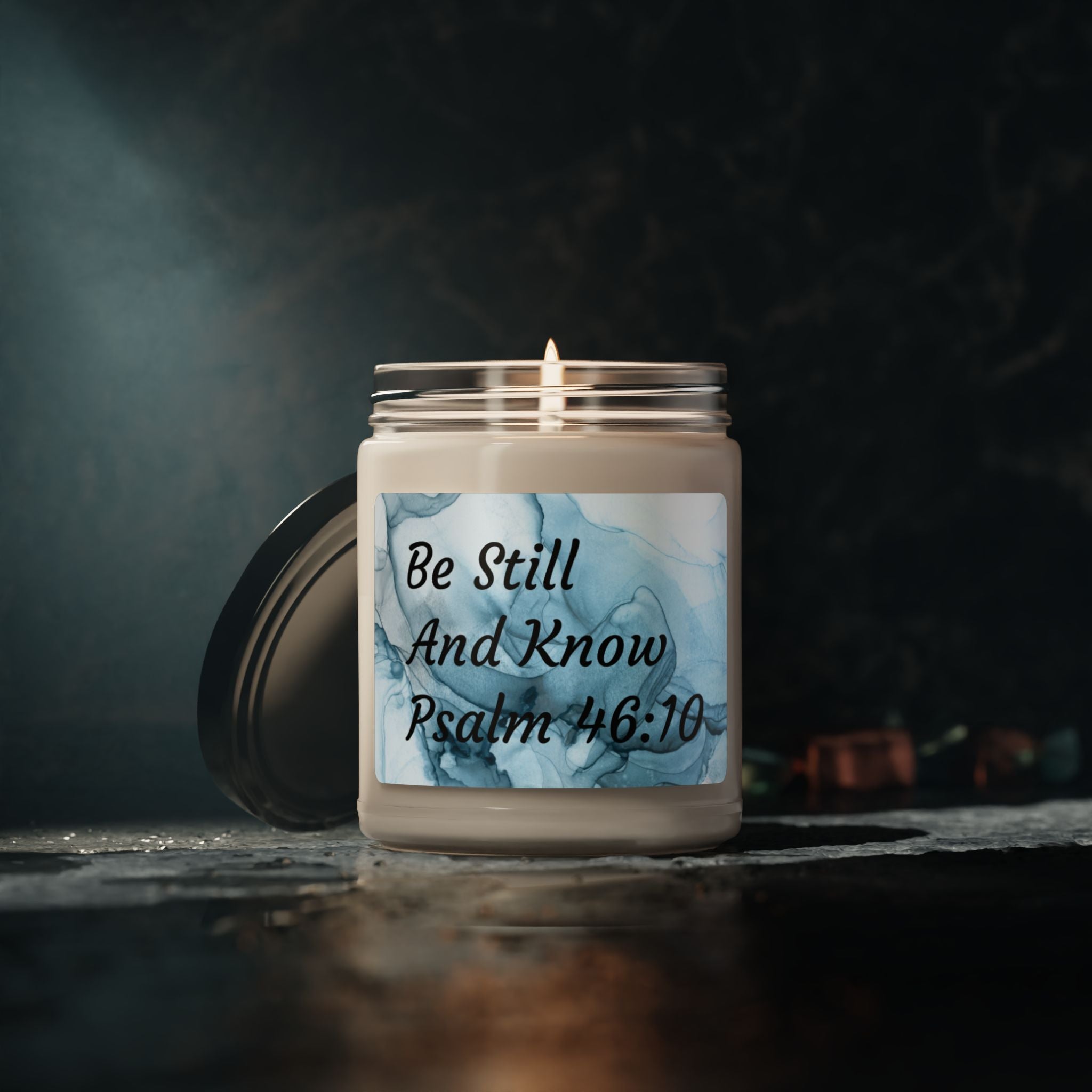 Be Still And Know Psalm 46.10 Scented Soy Candle, 9oz