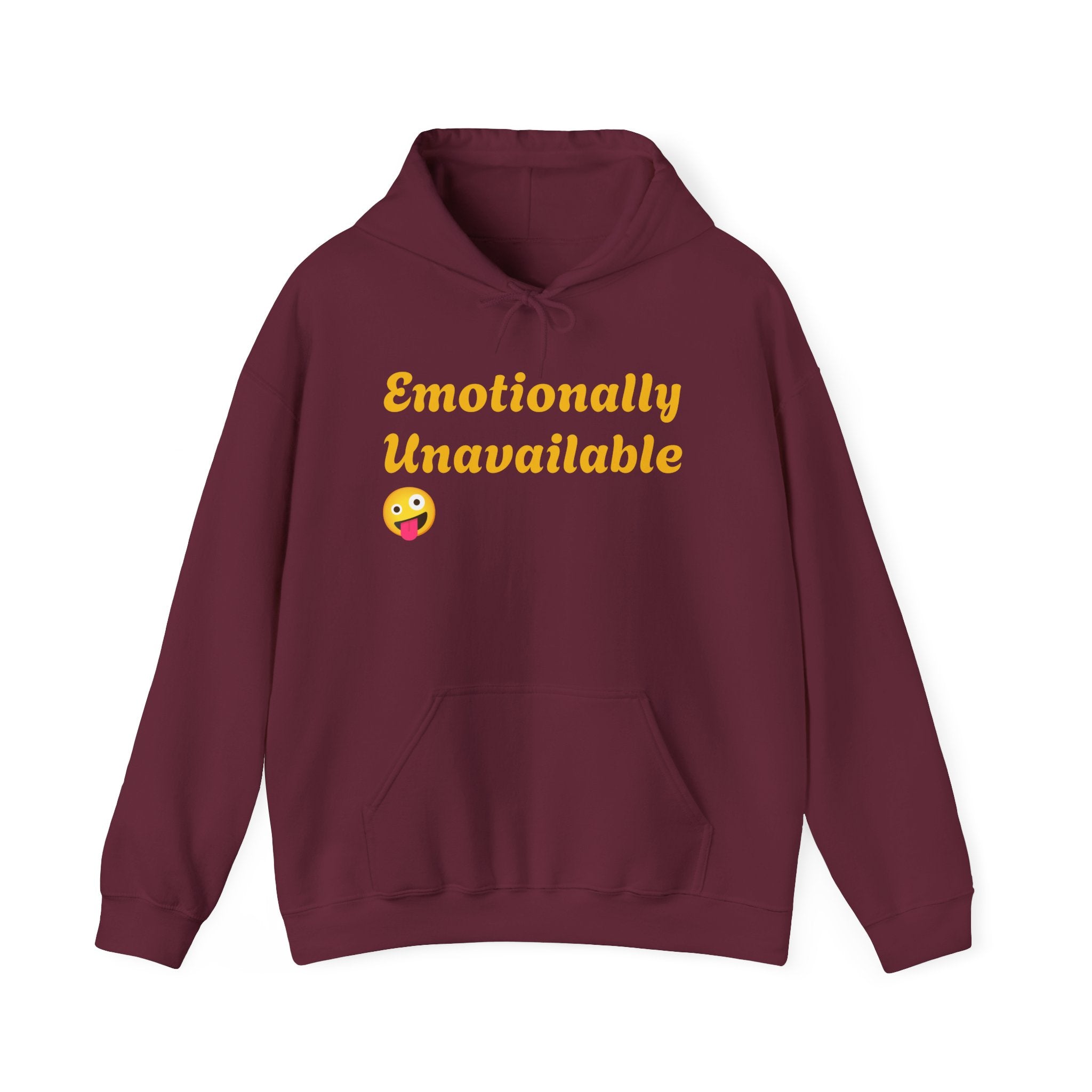 Emotionally Unavailable Unisex Heavy Blend™ Hooded Sweatshirt**