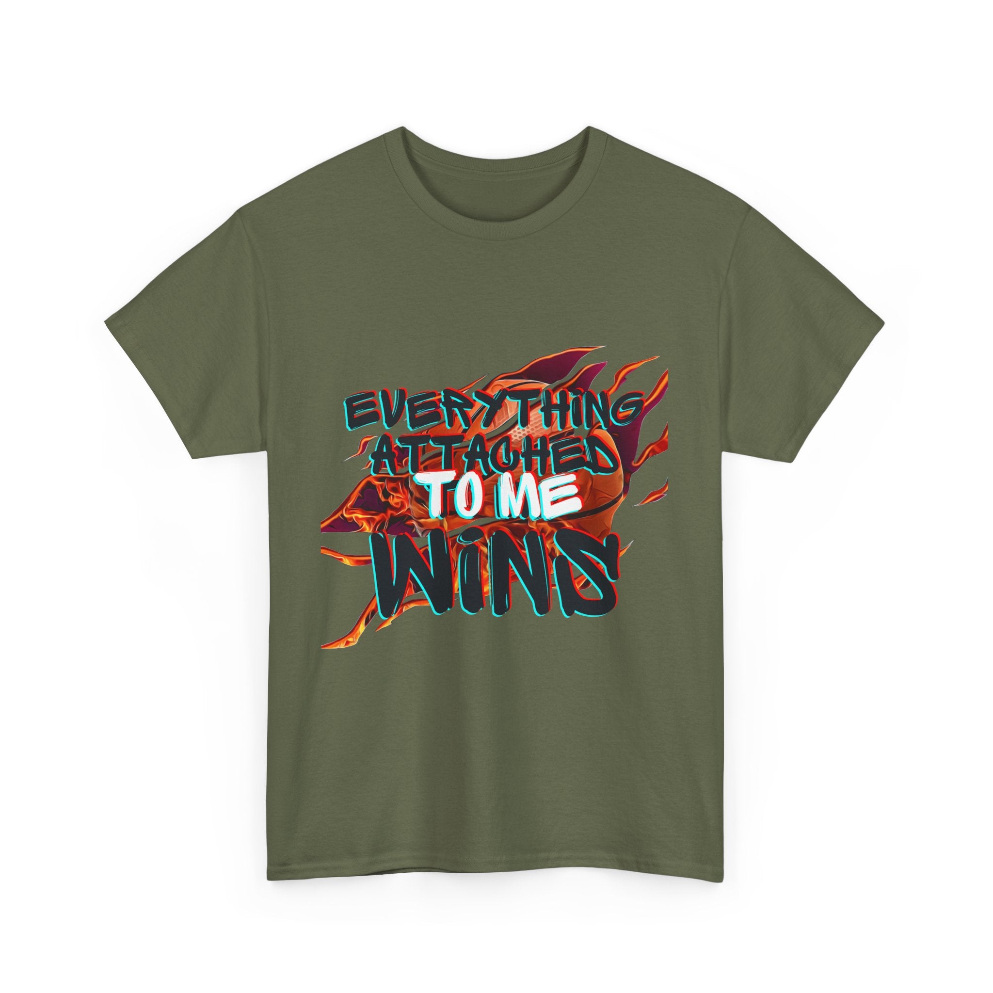 Everything Attach To Me Wins Unisex Heavy Cotton Tee - Casual Comfort Tee for Positive Vibes