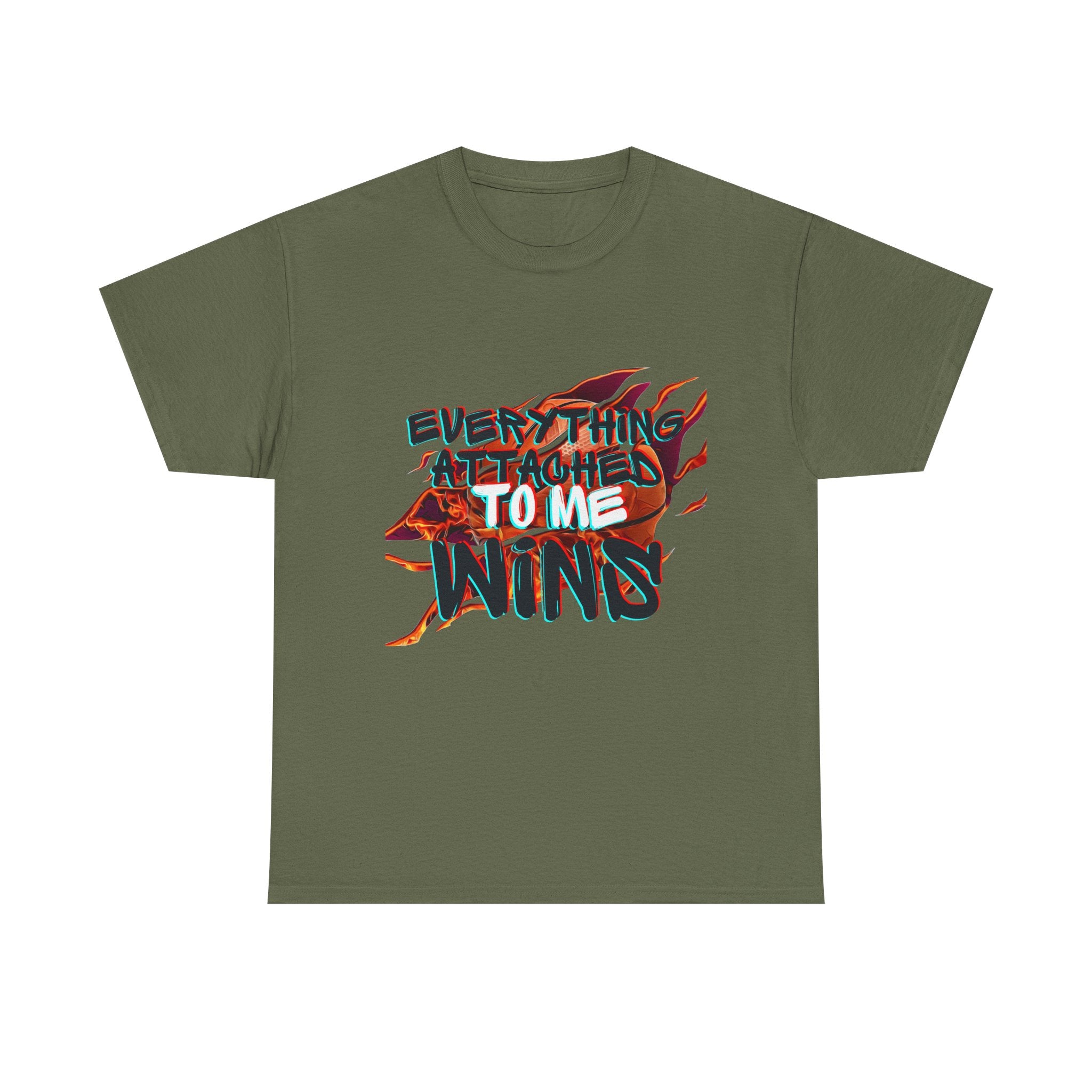 Everything Attach To Me Wins Unisex Heavy Cotton Tee - Casual Comfort Tee for Positive Vibes