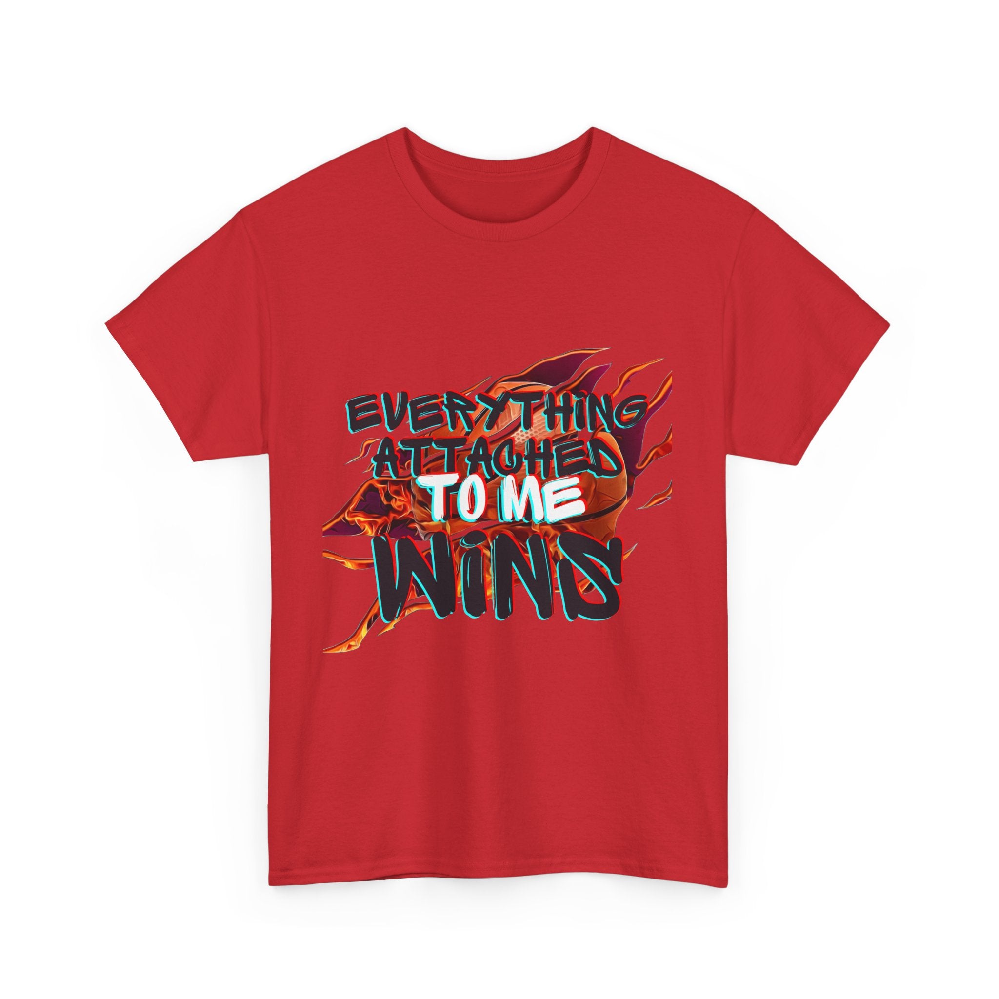 Everything Attach To Me Wins Unisex Heavy Cotton Tee - Casual Comfort Tee for Positive Vibes