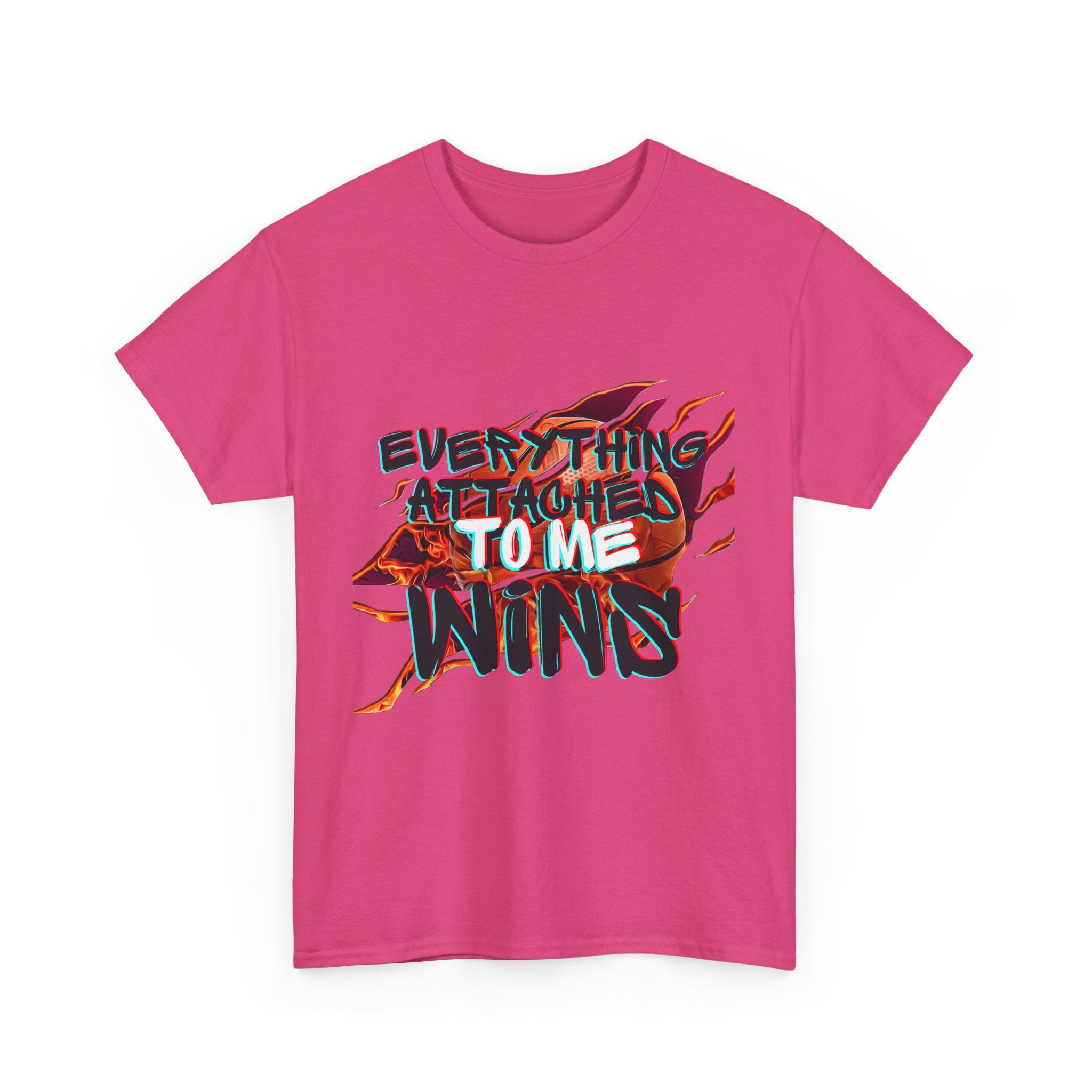 Everything Attach To Me Wins Unisex Heavy Cotton Tee - Casual Comfort Tee for Positive Vibes