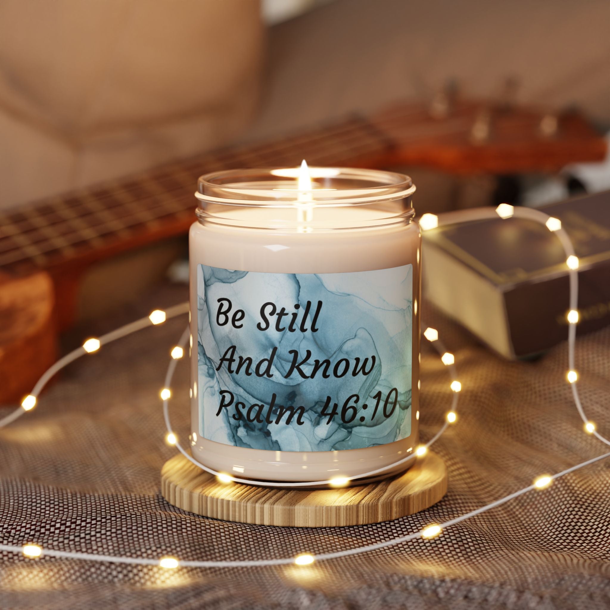 Be Still And Know Psalm 46.10 Scented Soy Candle, 9oz