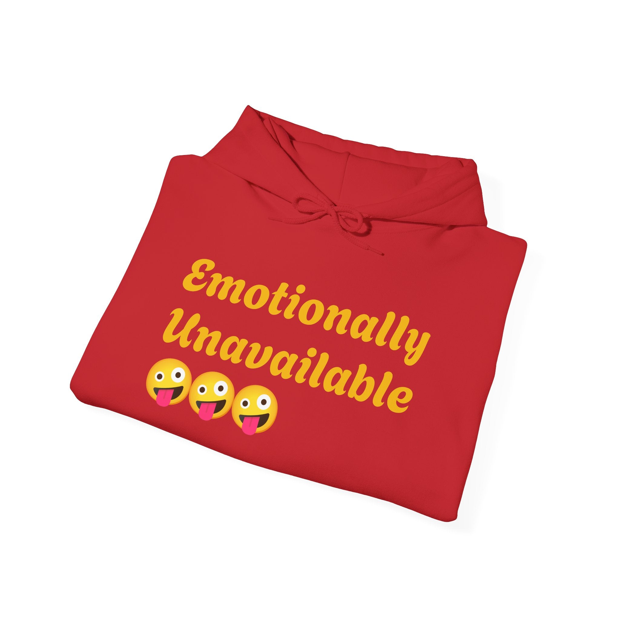 Emotionally Unavailable Unisex Heavy Blend™ Hooded Sweatshirt**