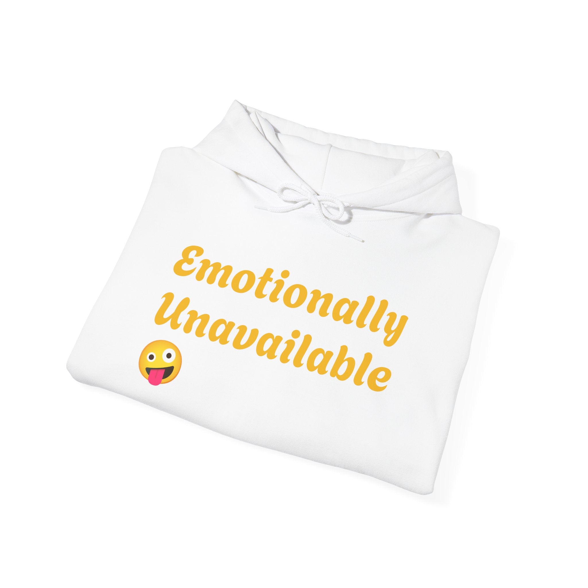 Emotionally Unavailable Unisex Heavy Blend™ Hooded Sweatshirt**