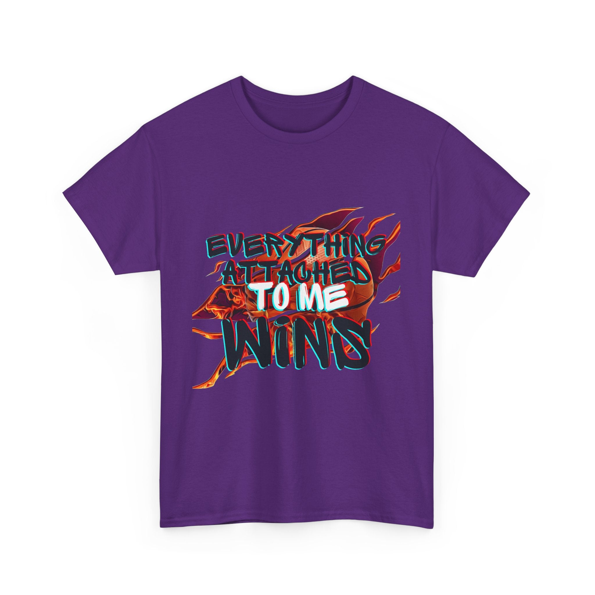 Everything Attach To Me Wins Unisex Heavy Cotton Tee - Casual Comfort Tee for Positive Vibes