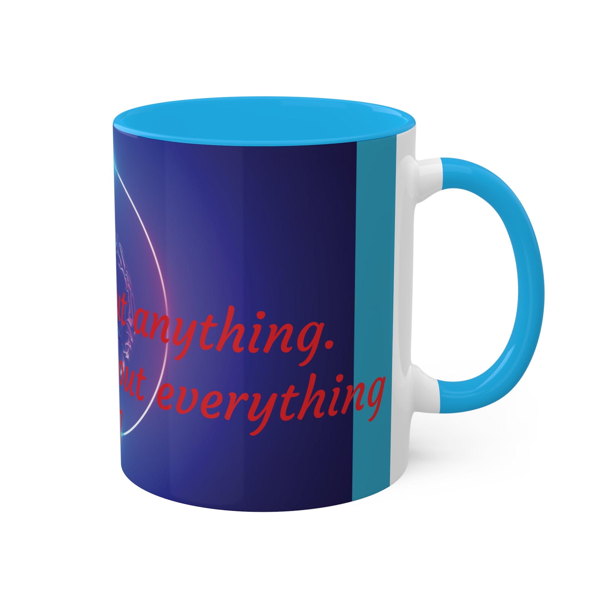 Don't worry about anything.  Instead, pray about everything Philippians 4:6-7 Mug