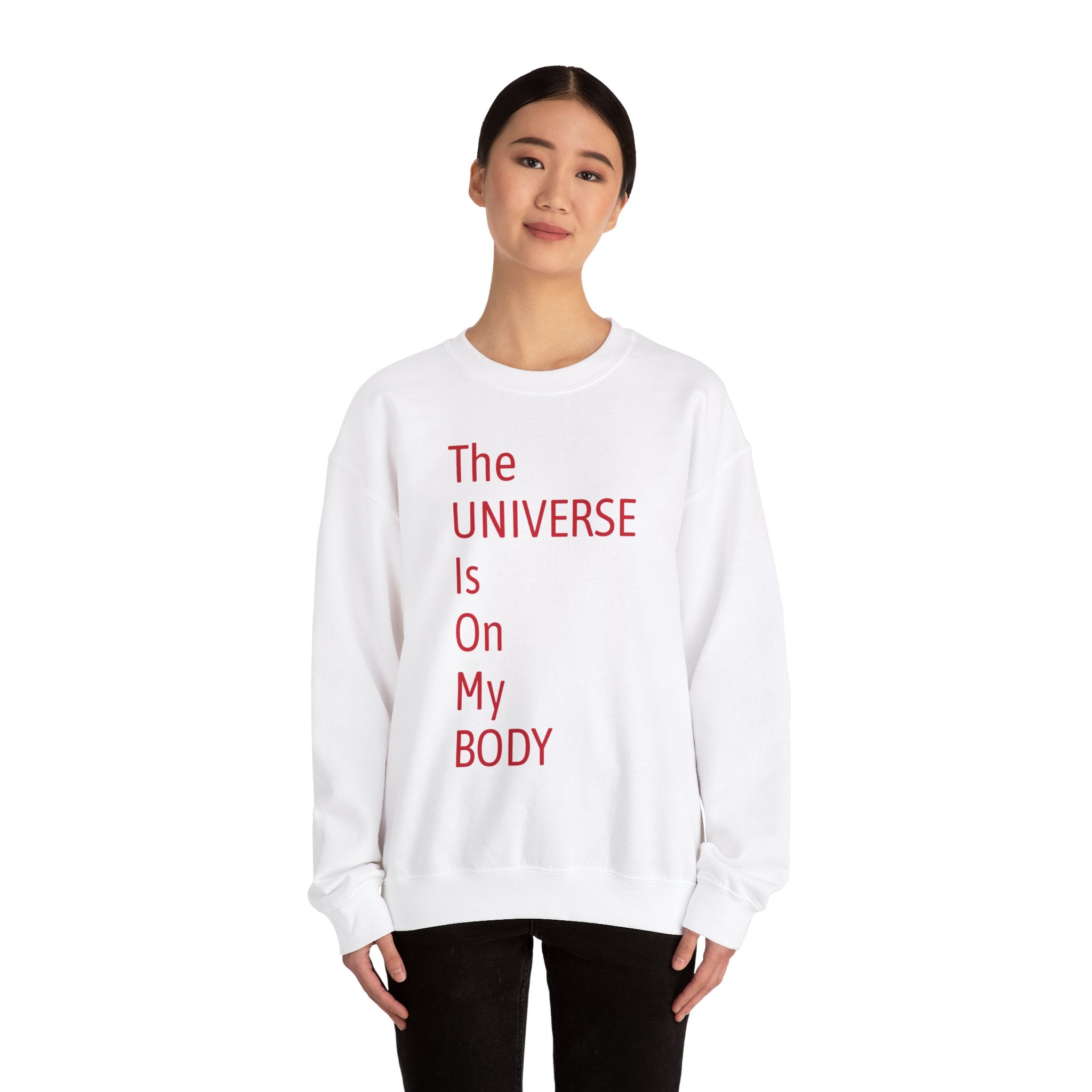 Universe On My Body -Unisex Heavy Blend™ Crewneck Sweatshirt