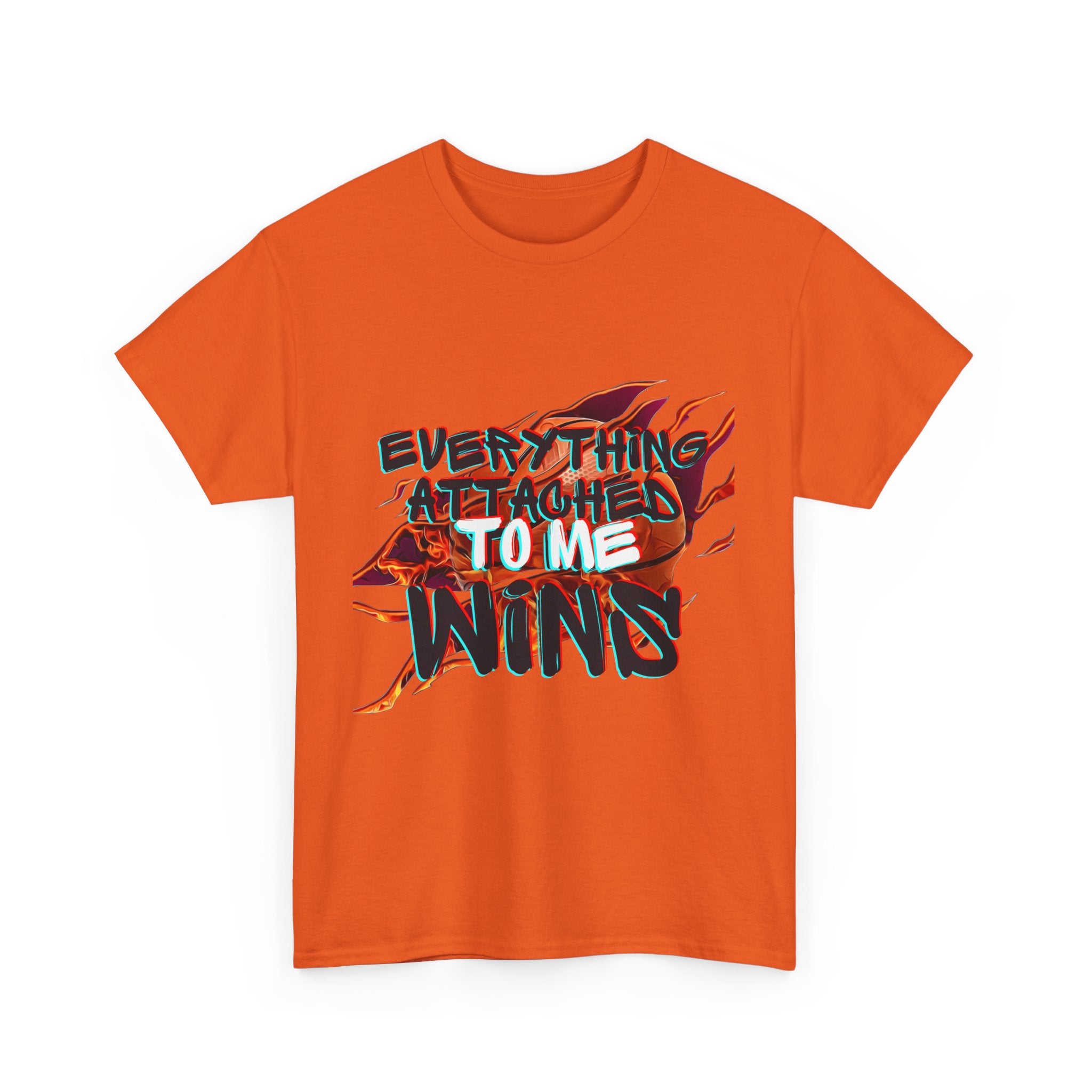 Everything Attach To Me Wins Unisex Heavy Cotton Tee - Casual Comfort Tee for Positive Vibes