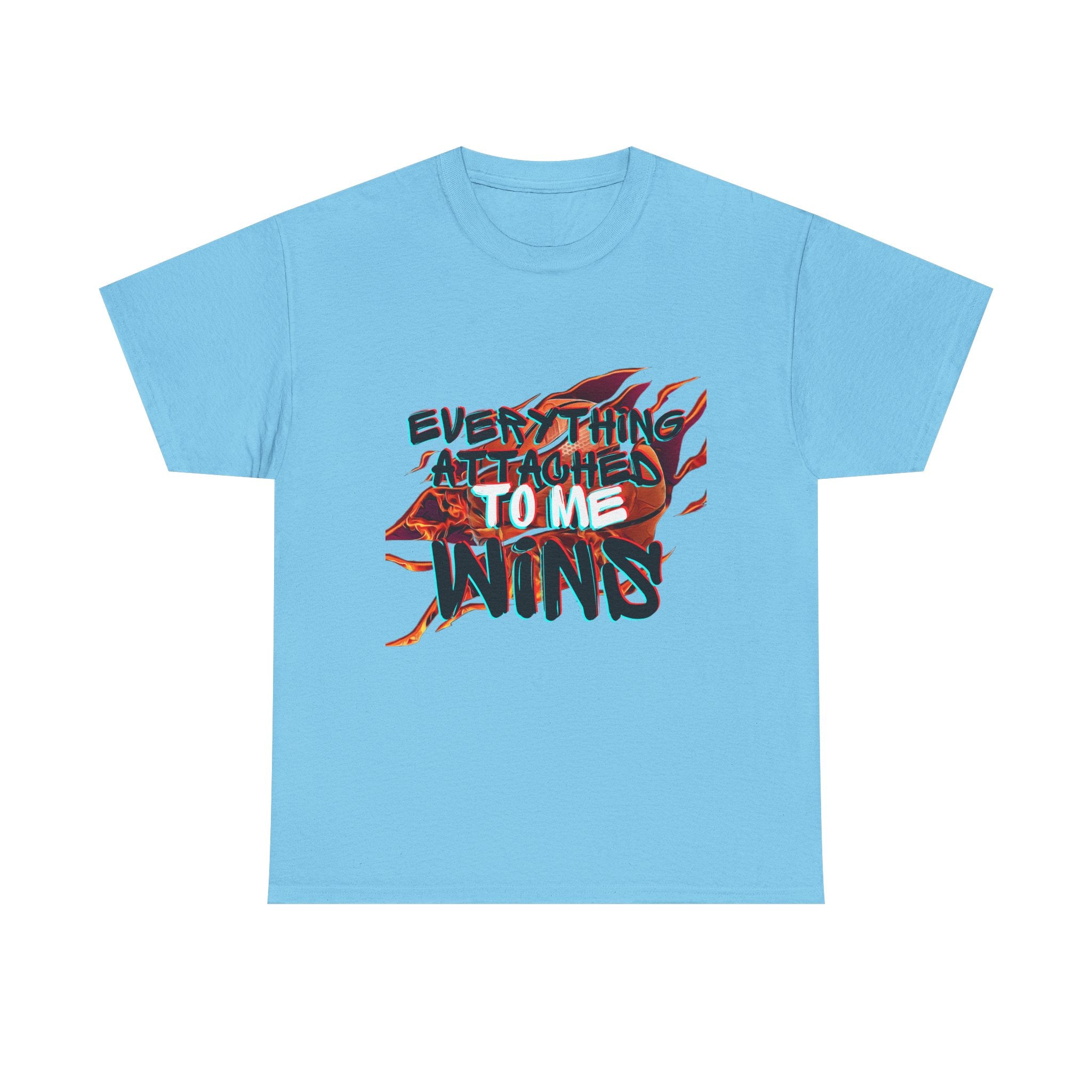 Everything Attach To Me Wins Unisex Heavy Cotton Tee - Casual Comfort Tee for Positive Vibes