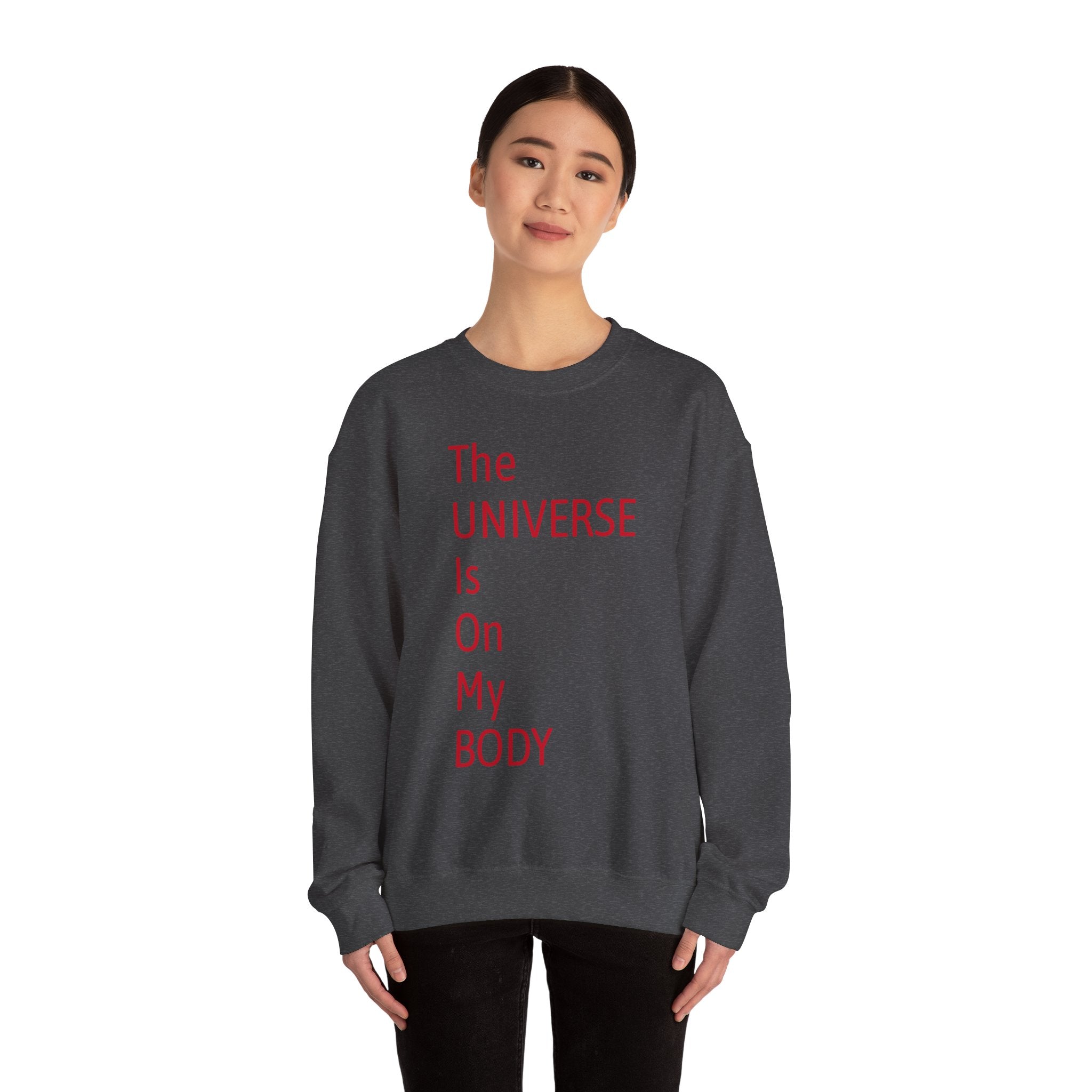 Universe On My Body -Unisex Heavy Blend™ Crewneck Sweatshirt