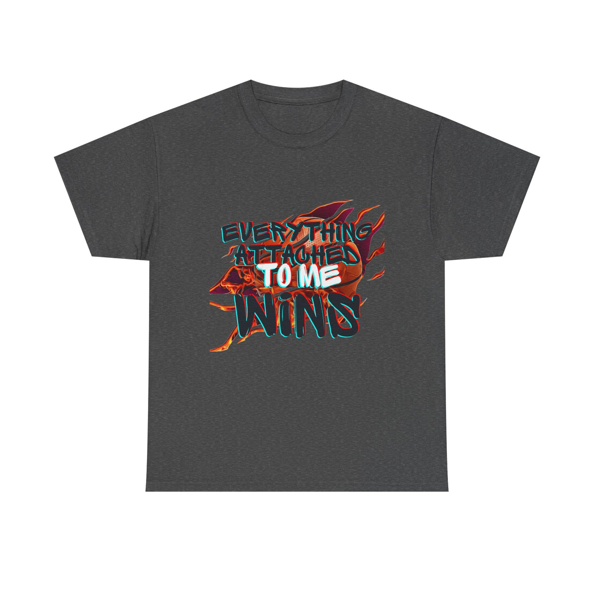 Everything Attach To Me Wins Unisex Heavy Cotton Tee - Casual Comfort Tee for Positive Vibes