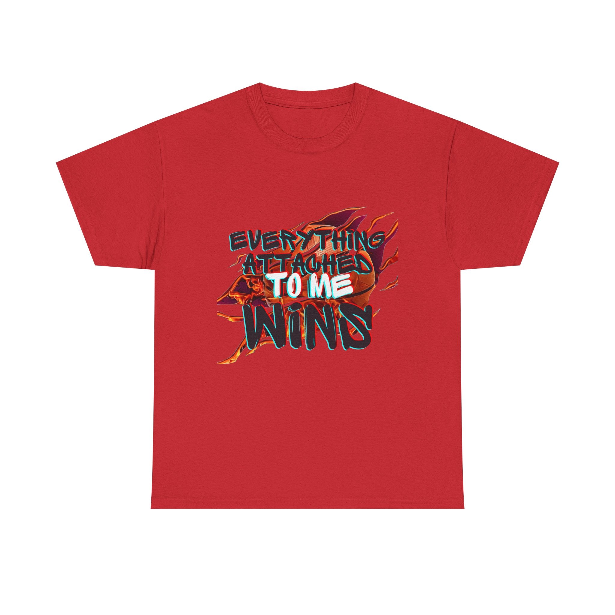 Everything Attach To Me Wins Unisex Heavy Cotton Tee - Casual Comfort Tee for Positive Vibes
