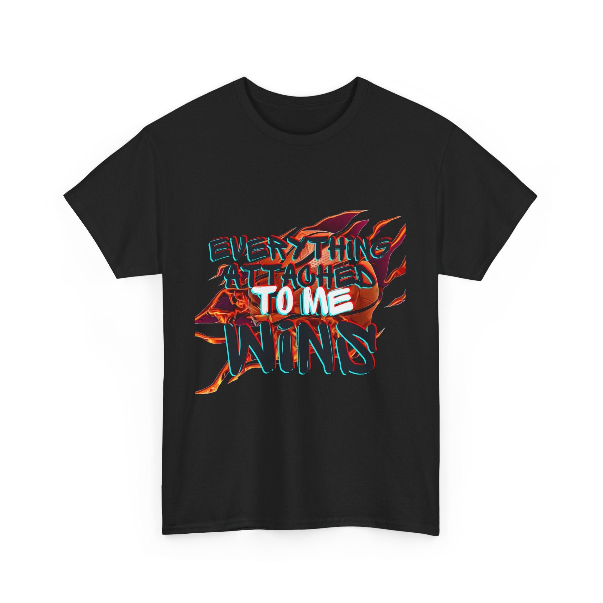 Everything Attach To Me Wins Unisex Heavy Cotton Tee - Casual Comfort Tee for Positive Vibes