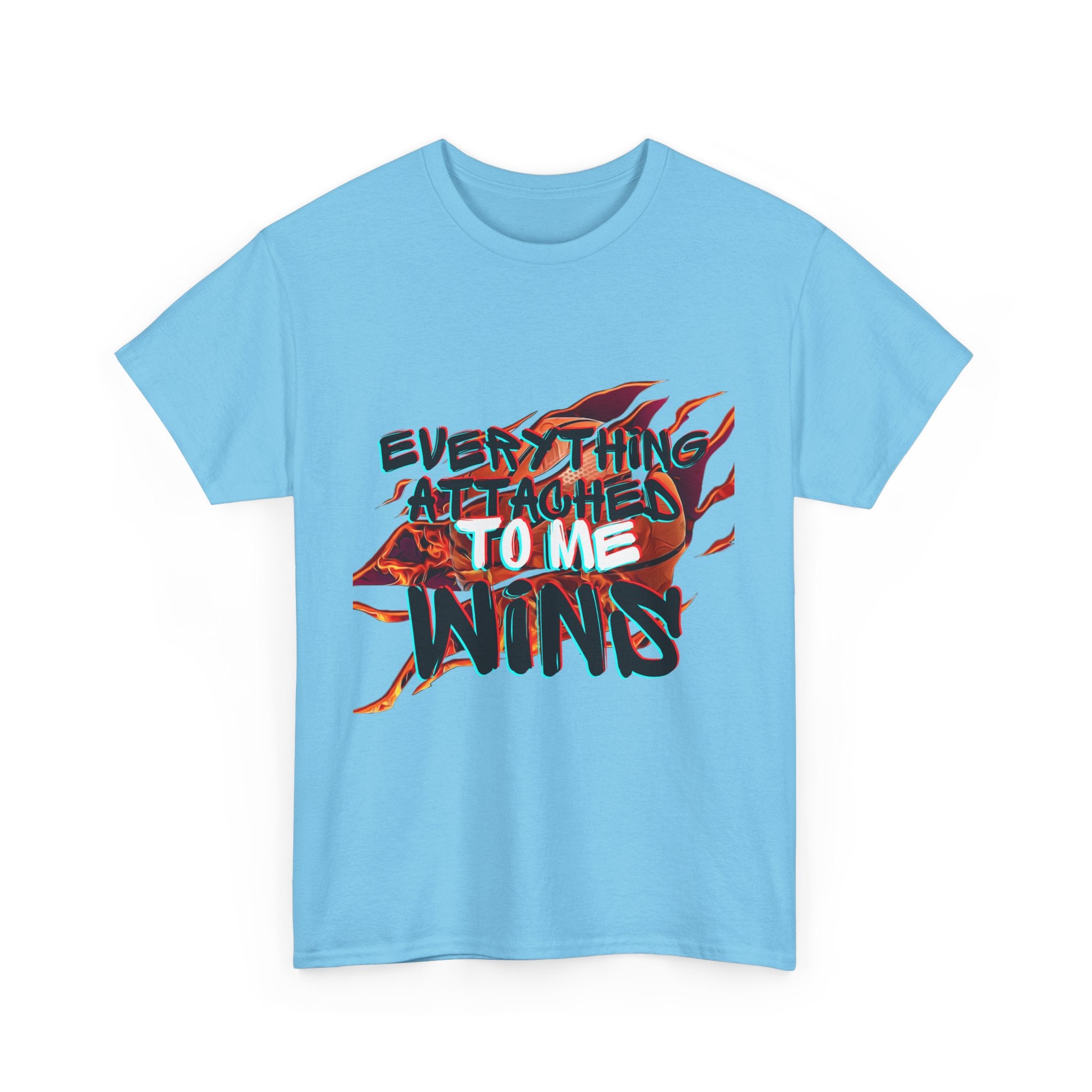 Everything Attach To Me Wins Unisex Heavy Cotton Tee - Casual Comfort Tee for Positive Vibes