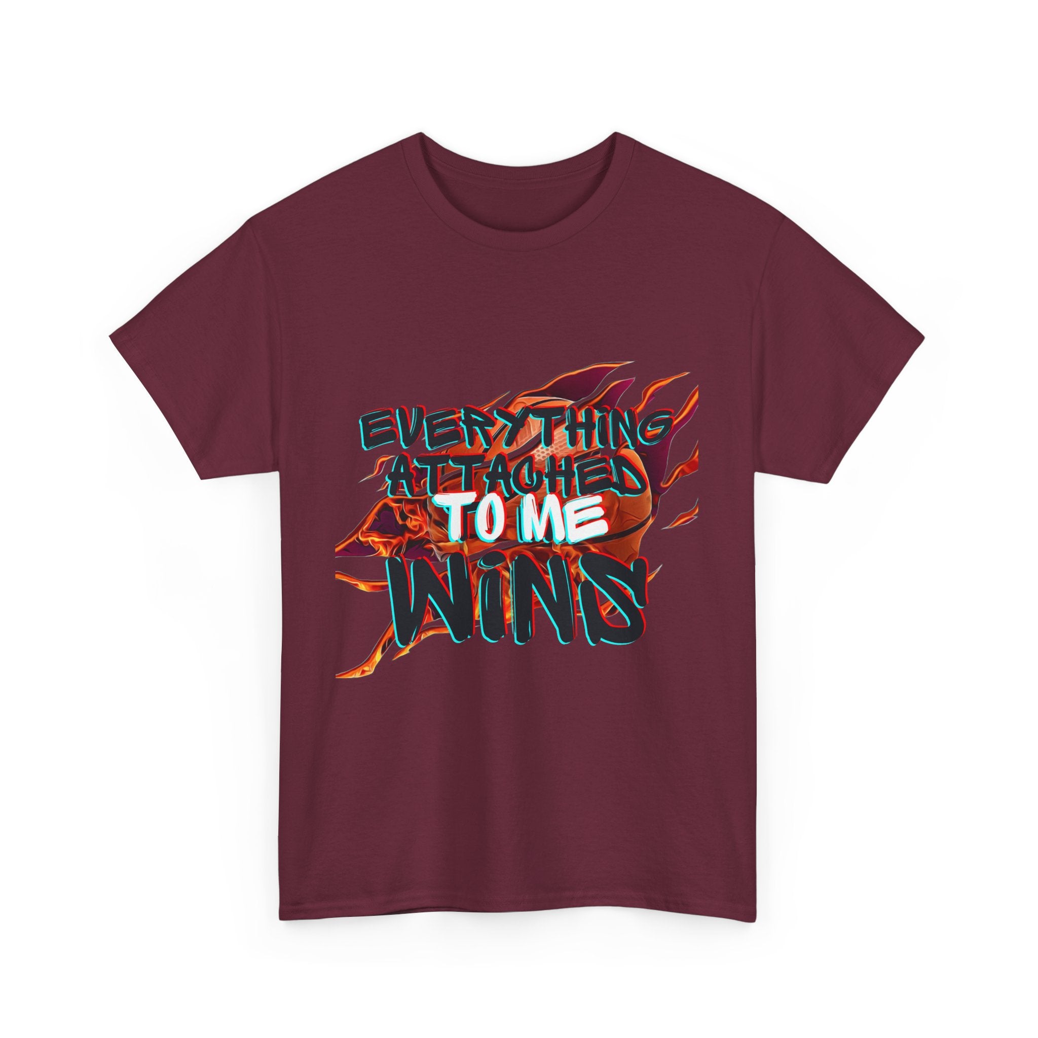 Everything Attach To Me Wins Unisex Heavy Cotton Tee - Casual Comfort Tee for Positive Vibes
