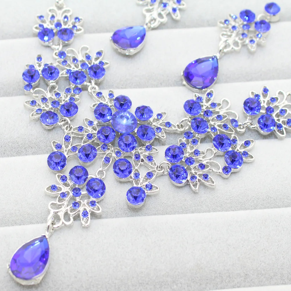 Luxury Rhinestone Necklace Sets