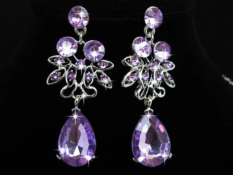 Luxury Rhinestone Necklace Sets