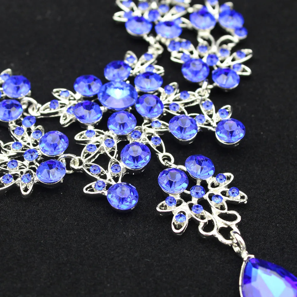 Luxury Rhinestone Necklace Sets