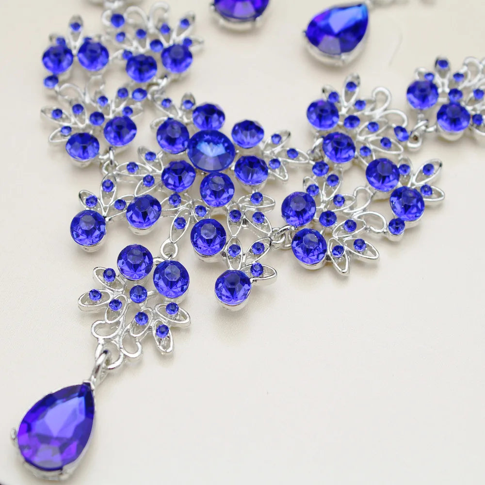 Luxury Rhinestone Necklace Sets