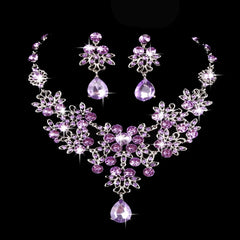 Luxury Rhinestone Necklace Sets