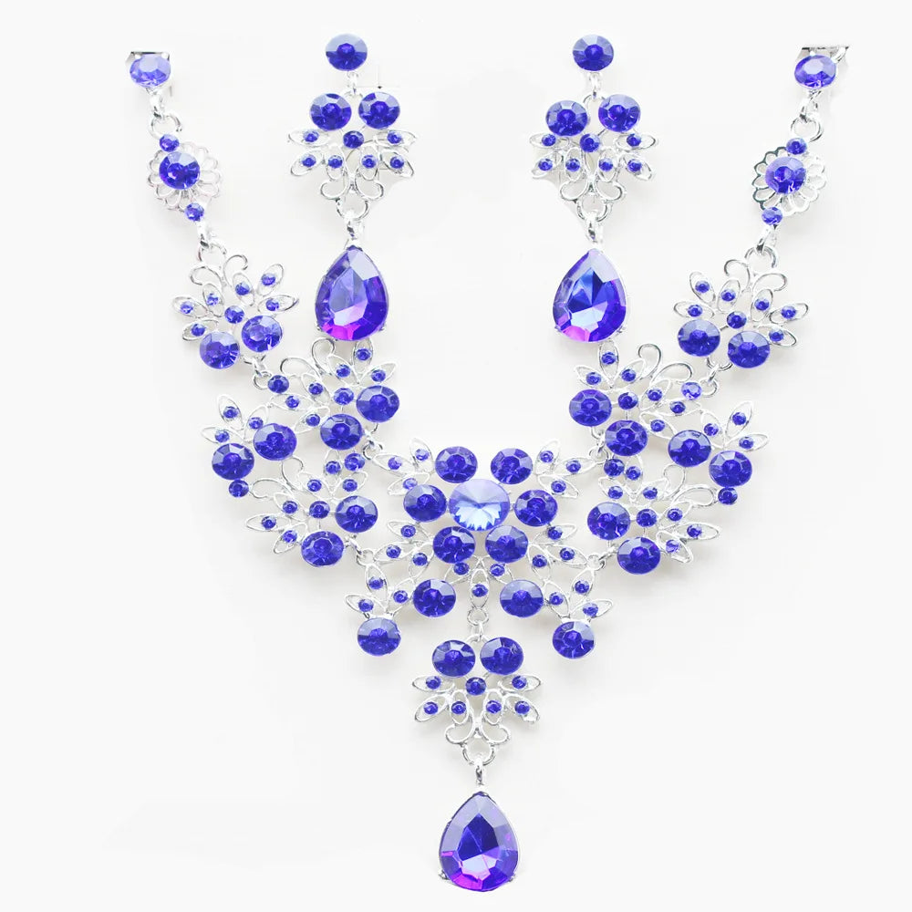 Luxury Rhinestone Necklace Sets