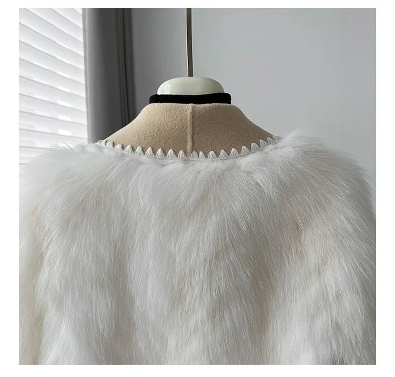 Exquisite Furry Short Cardigan