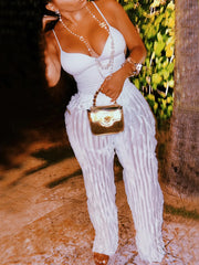 Twisted Motion Two Piece Pants Set