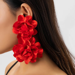 Fluffy Floral Earrings