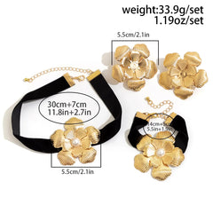 3Pcs/Set Elegant Rose Flower Set