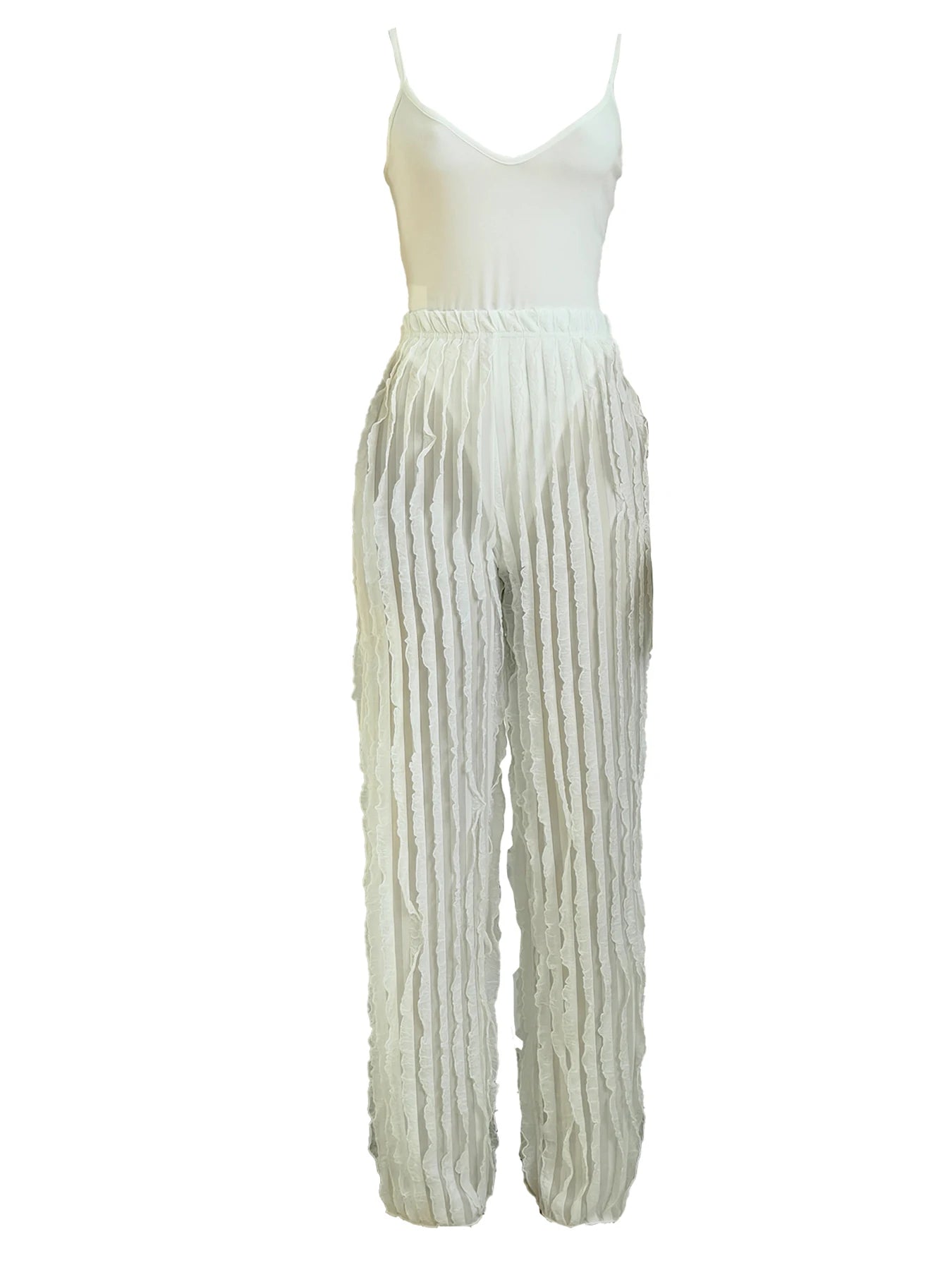 Twisted Motion Two Piece Pants Set