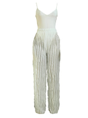 Twisted Motion Two Piece Pants Set