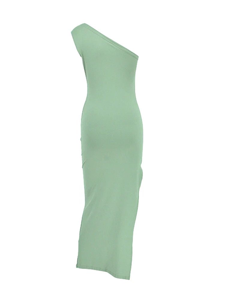 Breakfast At Tiffany's Sexy Split Sleeveless Dress