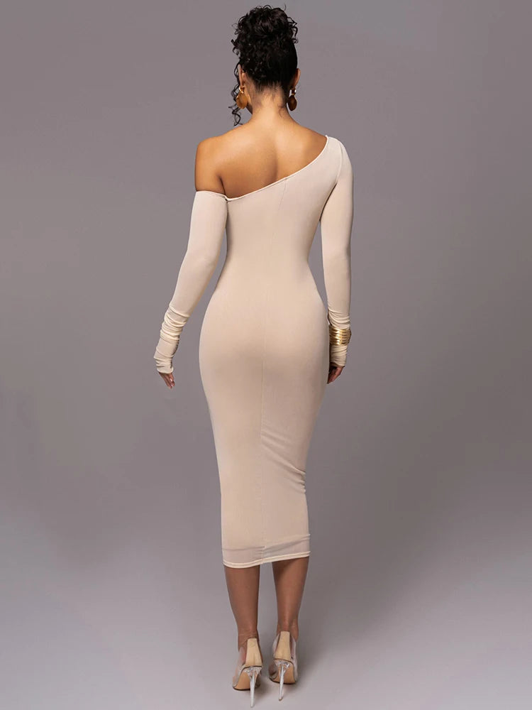 Not An Option Long Sleeve Sexy Long Dress