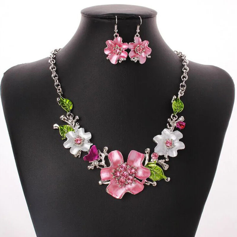 Luxury Rhinestone Necklace Sets