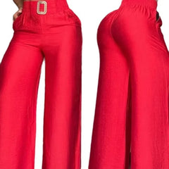 Elegant High Waist Pants