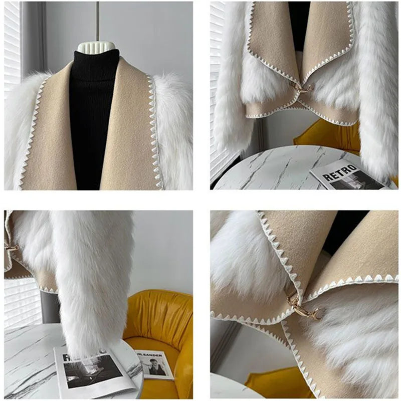 Exquisite Furry Short Cardigan